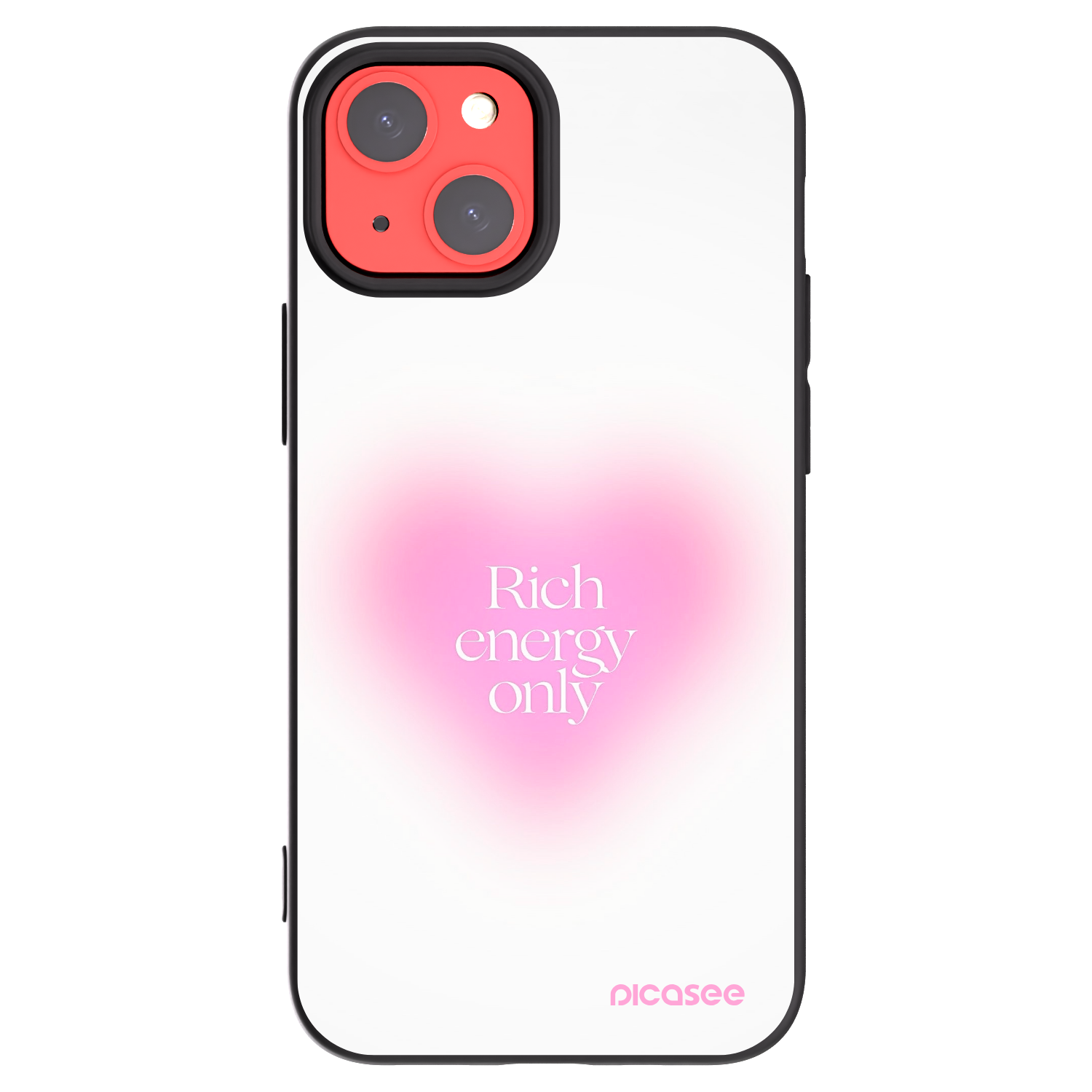 Picasee fekete szilikon tok az alábbi mobiltelefonokra Apple iPhone 13 mini - Rich Energy