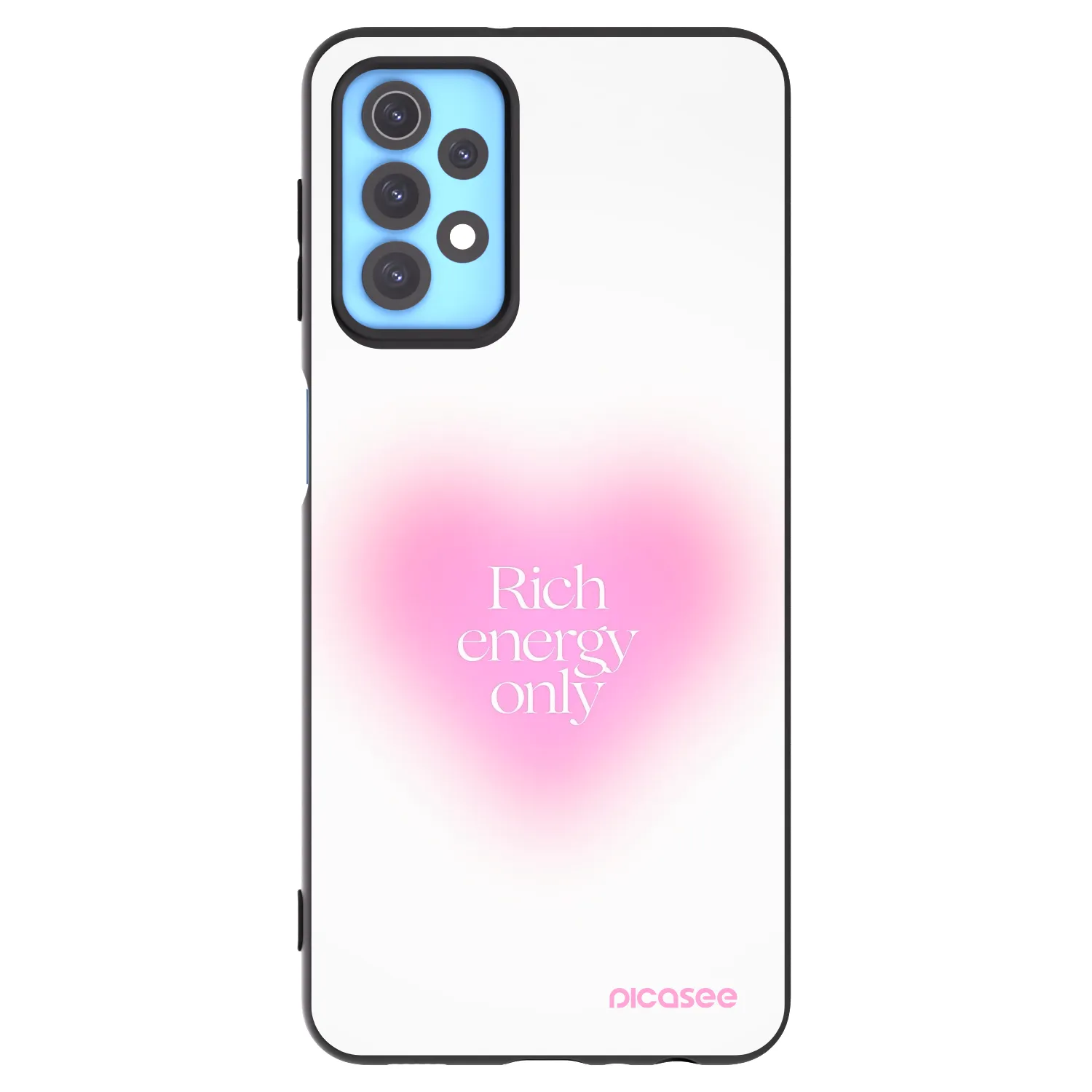 Picasee fekete szilikon tok az alábbi mobiltelefonokra Samsung Galaxy A32 4G SM-A325F - Rich Energy