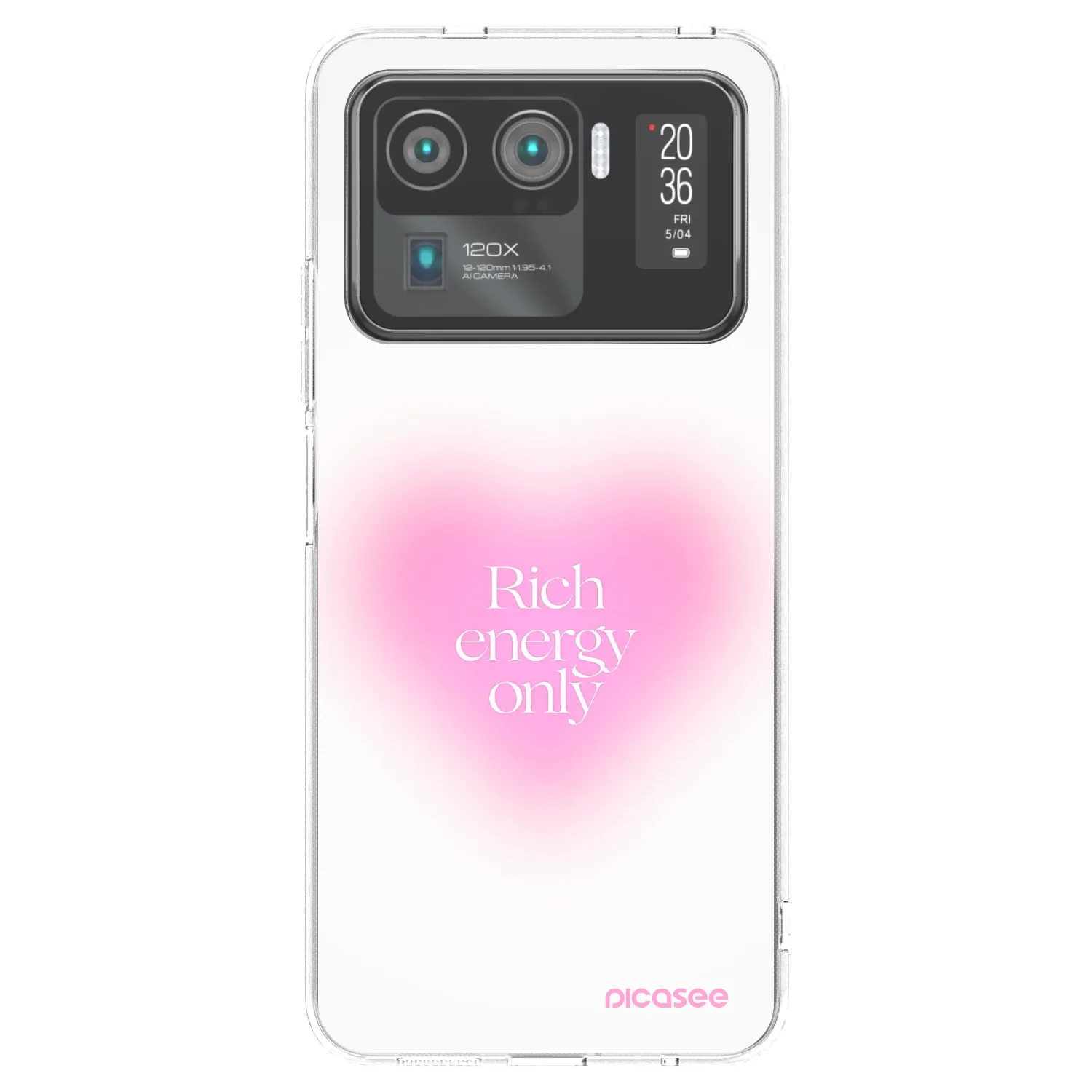 Picasee átlátszó szilikon tok az alábbi mobiltelefonokra Xiaomi Mi 11 Ultra - Rich Energy