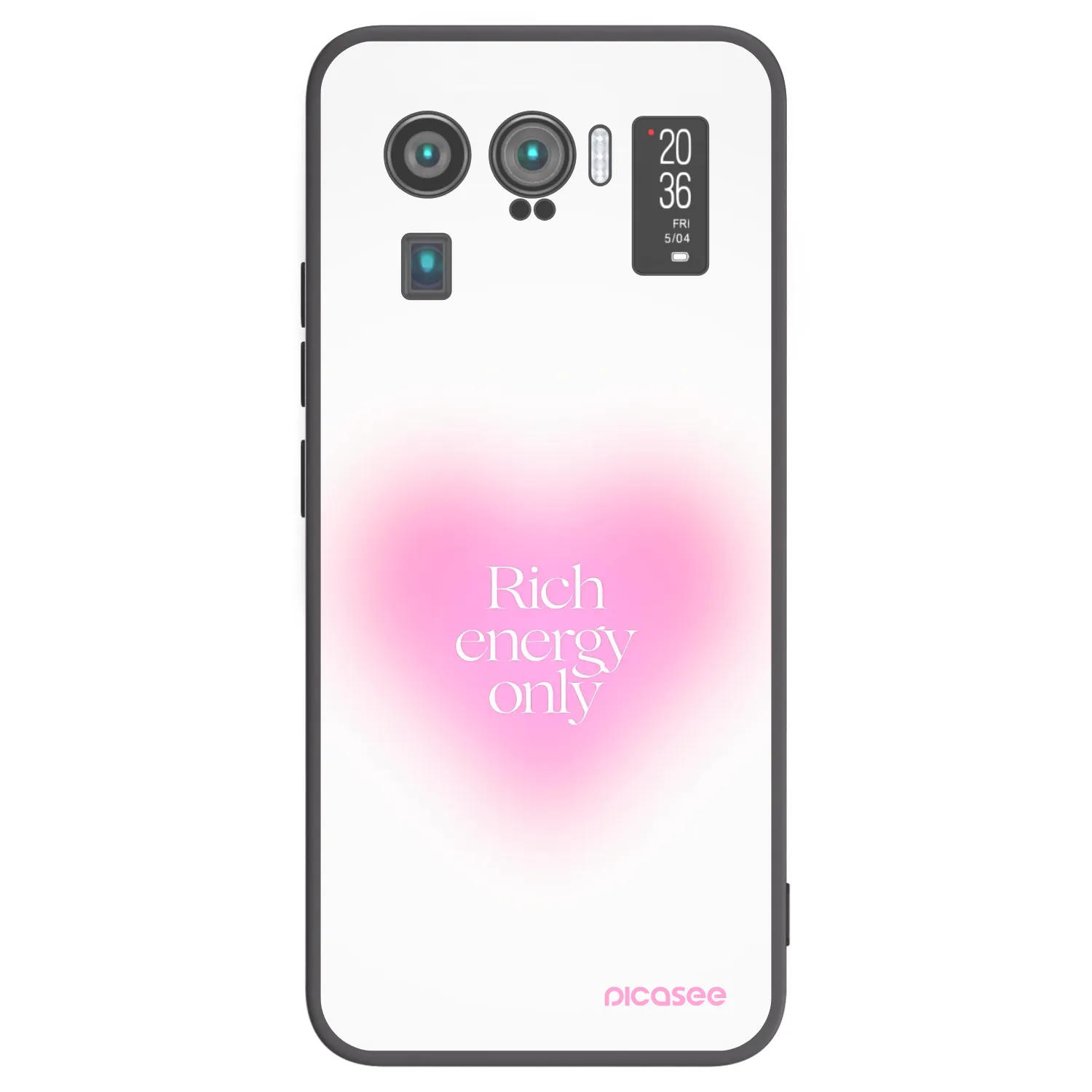 Picasee fekete szilikon tok az alábbi mobiltelefonokra Xiaomi Mi 11 Ultra - Rich Energy