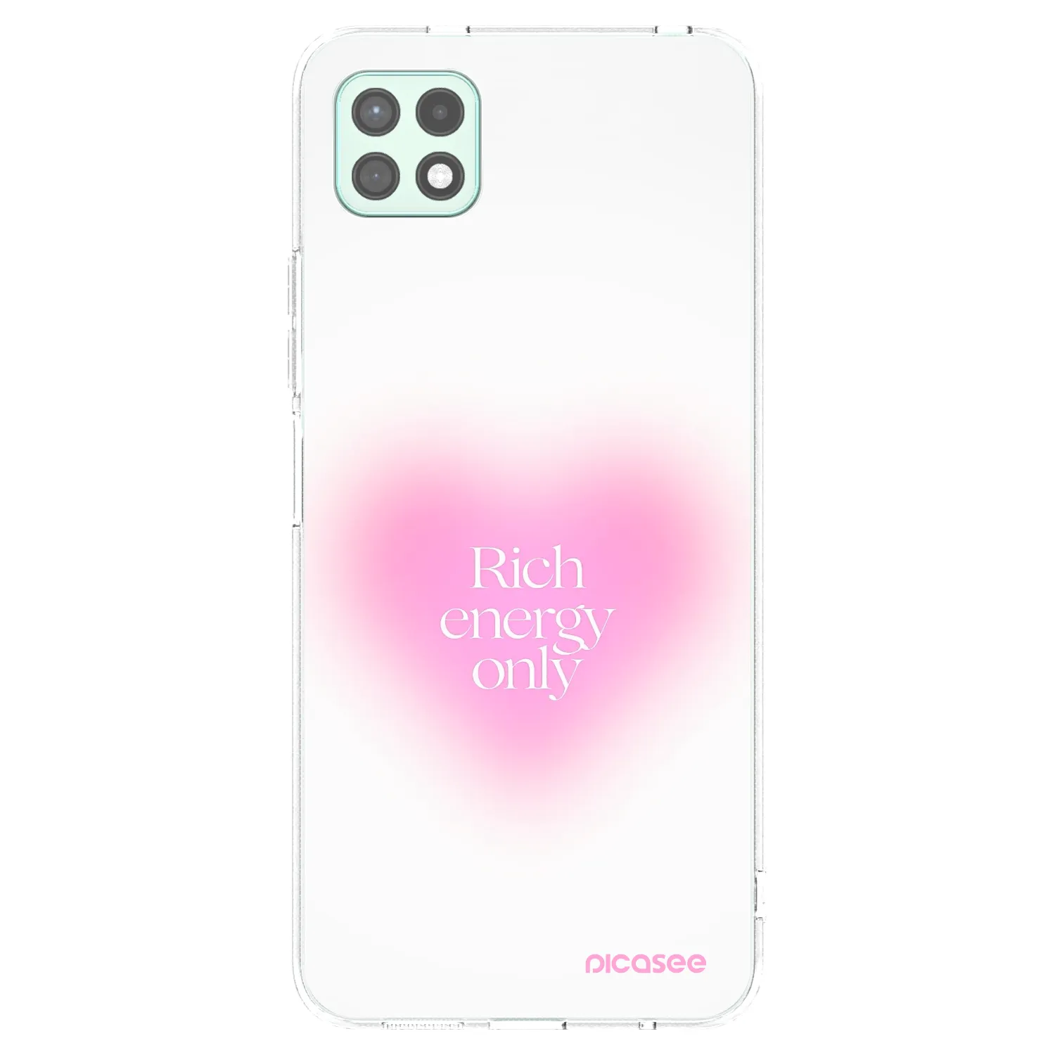 Picasee átlátszó szilikon tok az alábbi mobiltelefonokra Samsung Galaxy A22 A226B 5G - Rich Energy