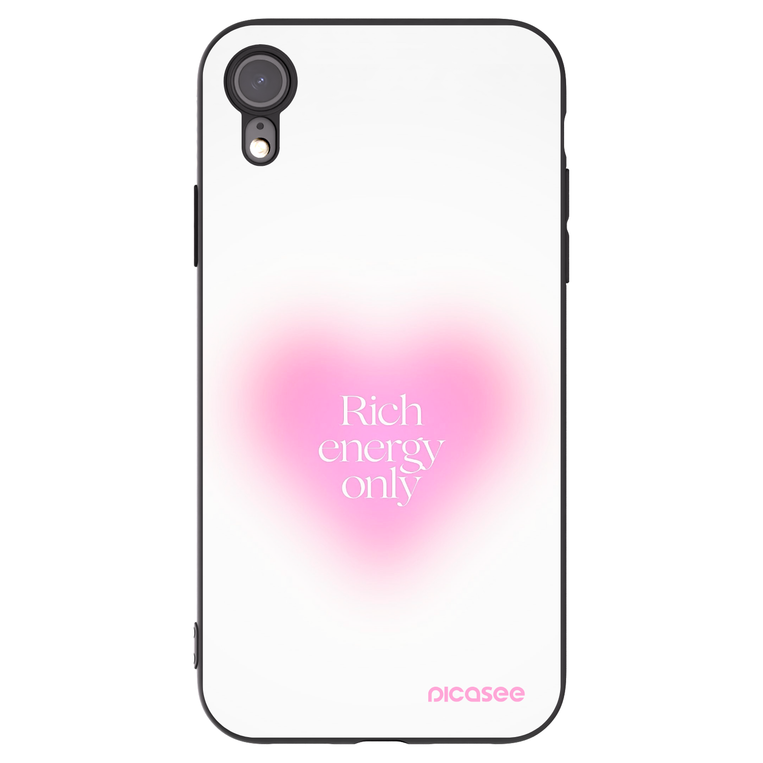 Picasee fekete szilikon tok az alábbi mobiltelefonokra Apple iPhone XR - Rich Energy