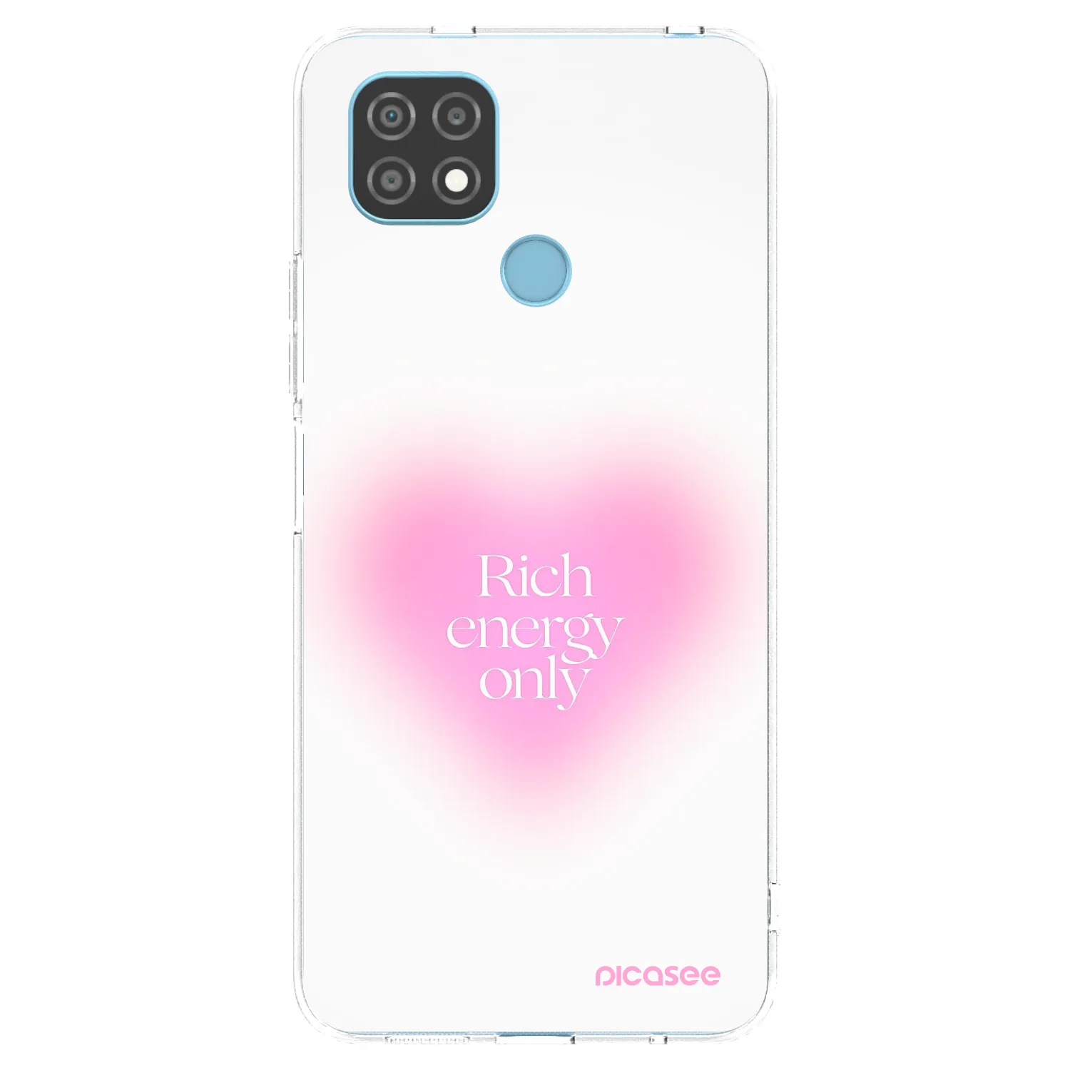 Picasee átlátszó szilikon tok az alábbi mobiltelefonokra Realme C21 - Rich Energy