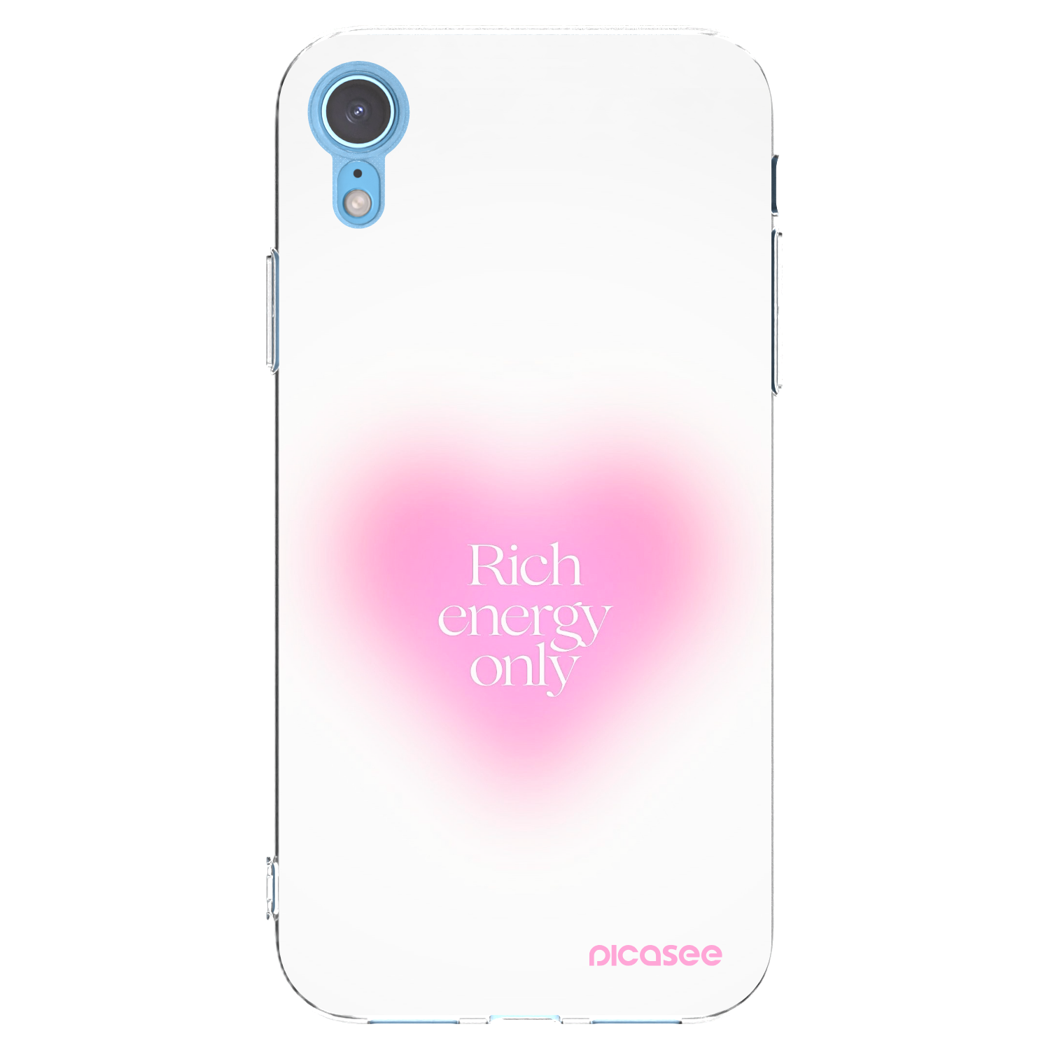 Picasee átlátszó szilikon tok az alábbi mobiltelefonokra Apple iPhone XR - Rich Energy