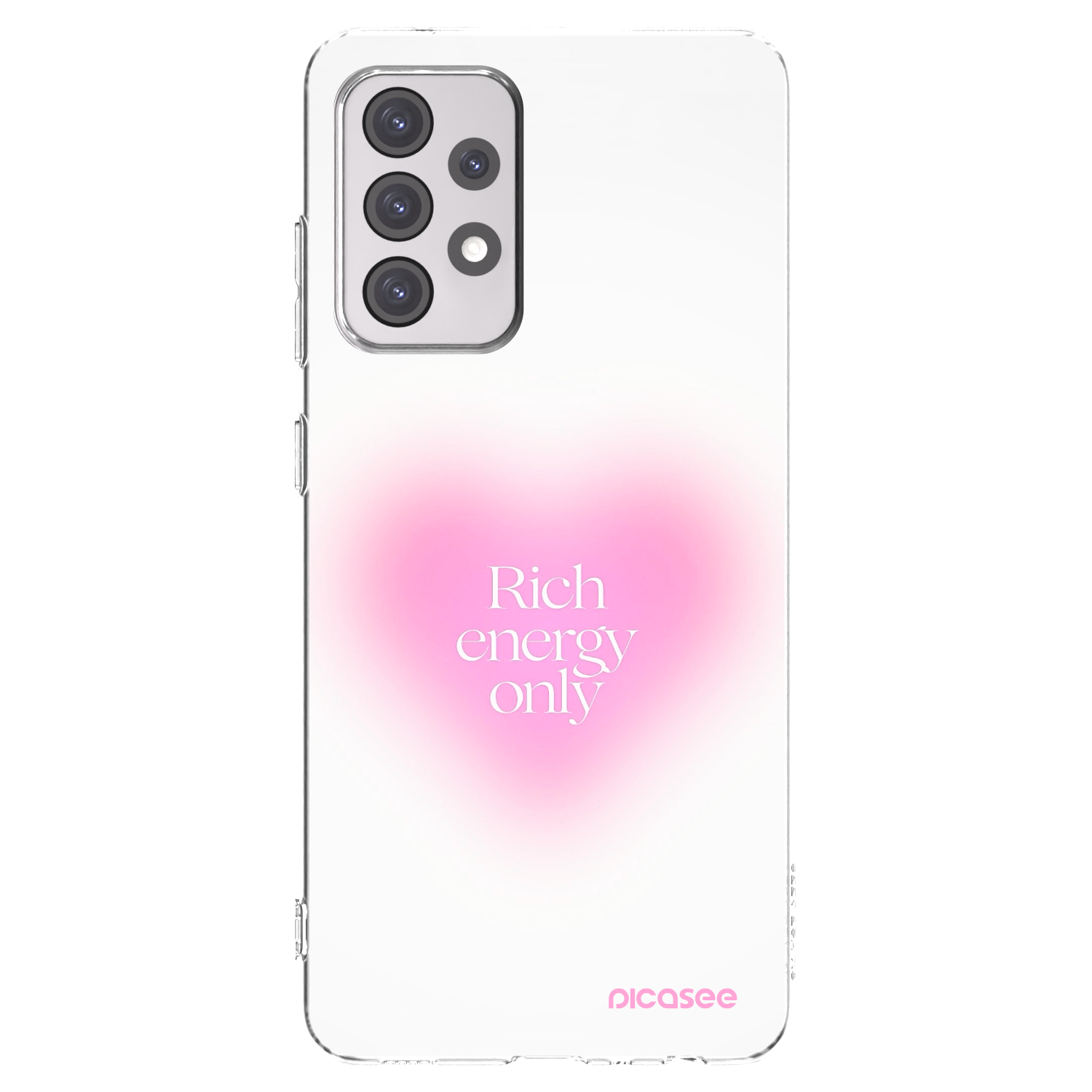 Picasee átlátszó szilikon tok az alábbi mobiltelefonokra Samsung Galaxy A52s 5G A528B - Rich Energy