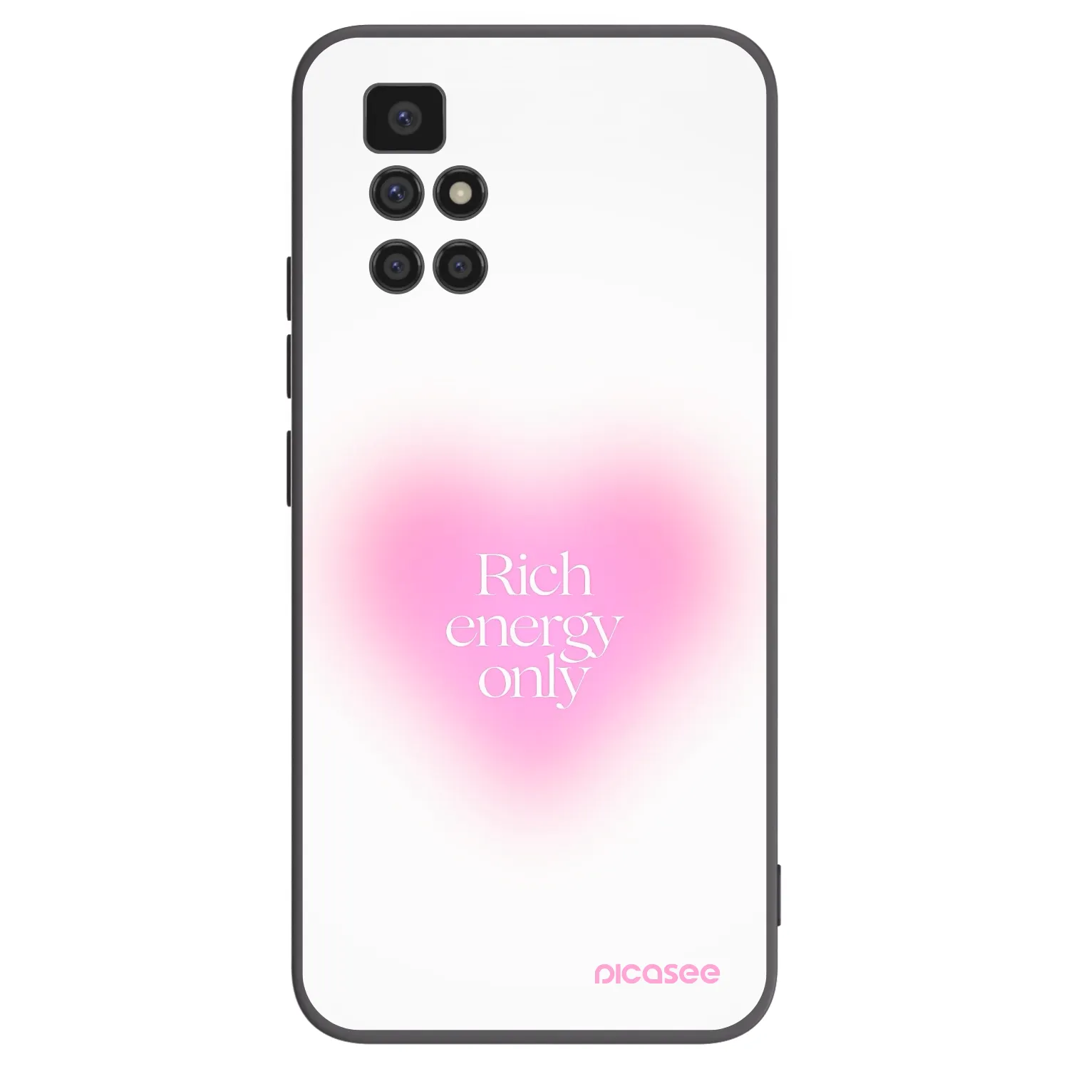 Picasee fekete szilikon tok az alábbi mobiltelefonokra Xiaomi Redmi 10 - Rich Energy