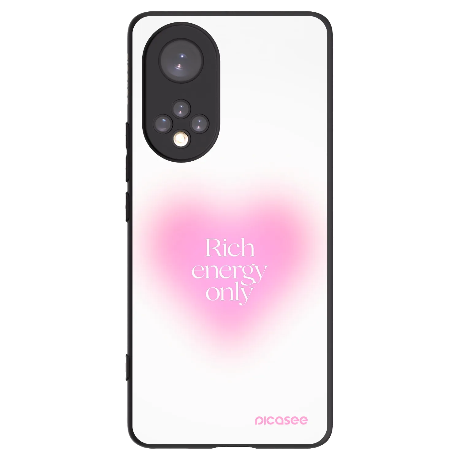 Picasee fekete szilikon tok az alábbi mobiltelefonokra Honor 50 5G - Rich Energy