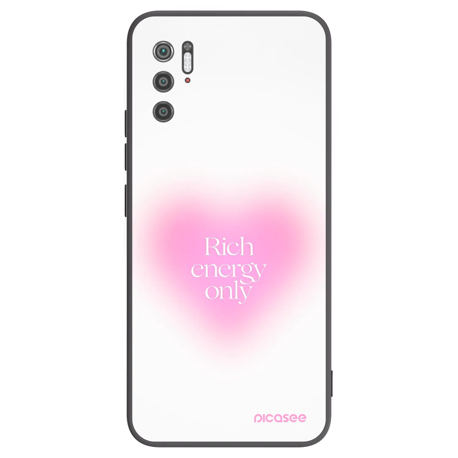 Picasee fekete szilikon tok az alábbi mobiltelefonokra Xiaomi Poco M3 Pro 5G - Rich Energy