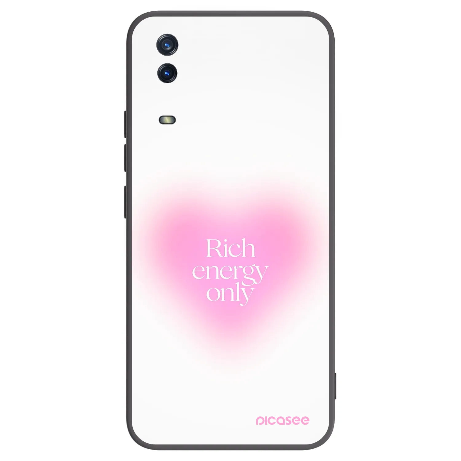 Picasee fekete szilikon tok az alábbi mobiltelefonokra Vivo Y11s - Rich Energy