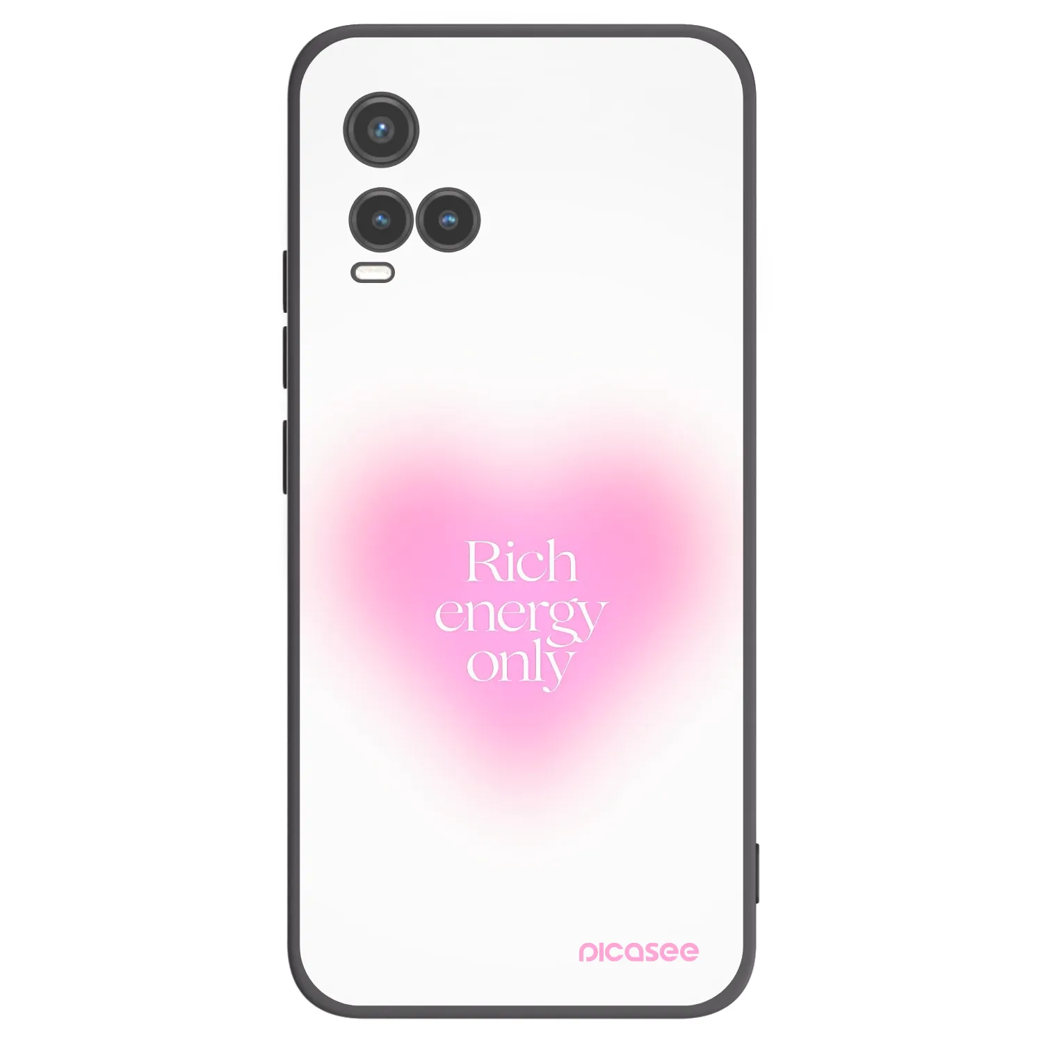 Picasee fekete szilikon tok az alábbi mobiltelefonokra Vivo Y33s - Rich Energy