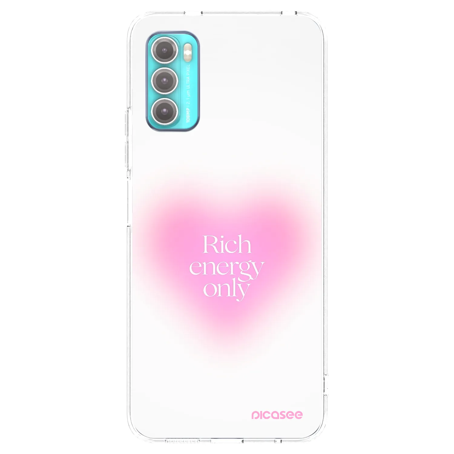 Picasee átlátszó szilikon tok az alábbi mobiltelefonokra Motorola Moto G60 - Rich Energy