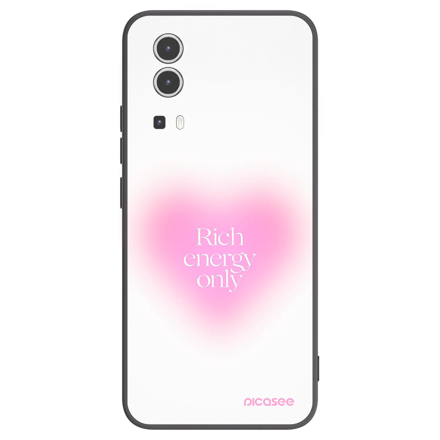 Picasee fekete szilikon tok az alábbi mobiltelefonokra Vivo Y72 5G - Rich Energy