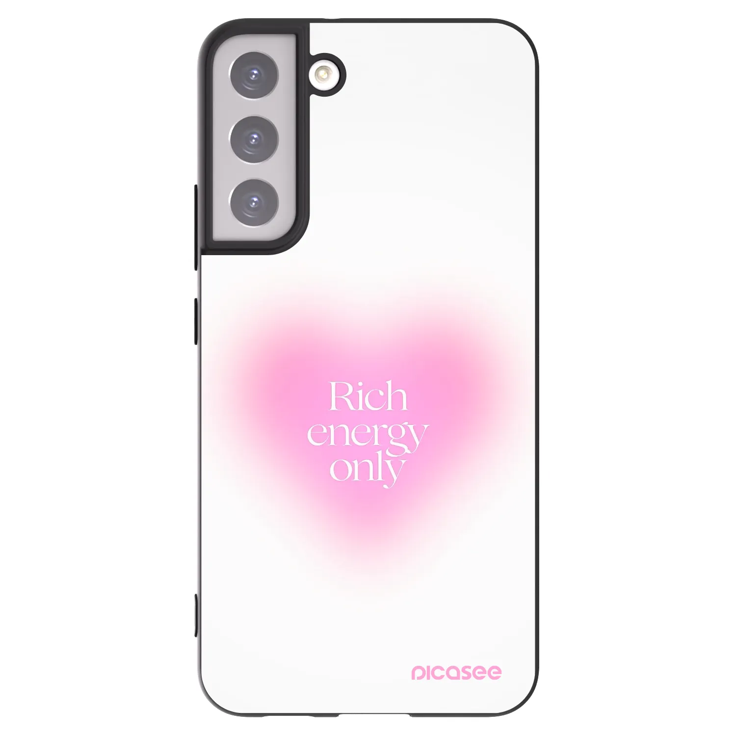 Picasee fekete szilikon tok az alábbi mobiltelefonokra Samsung Galaxy S22+ 5G - Rich Energy