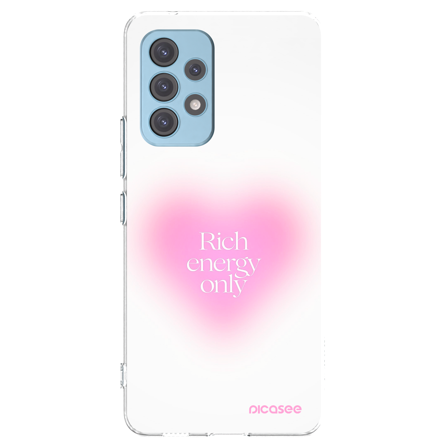Picasee átlátszó szilikon tok az alábbi mobiltelefonokra Samsung Galaxy A53 5G A536 - Rich Energy