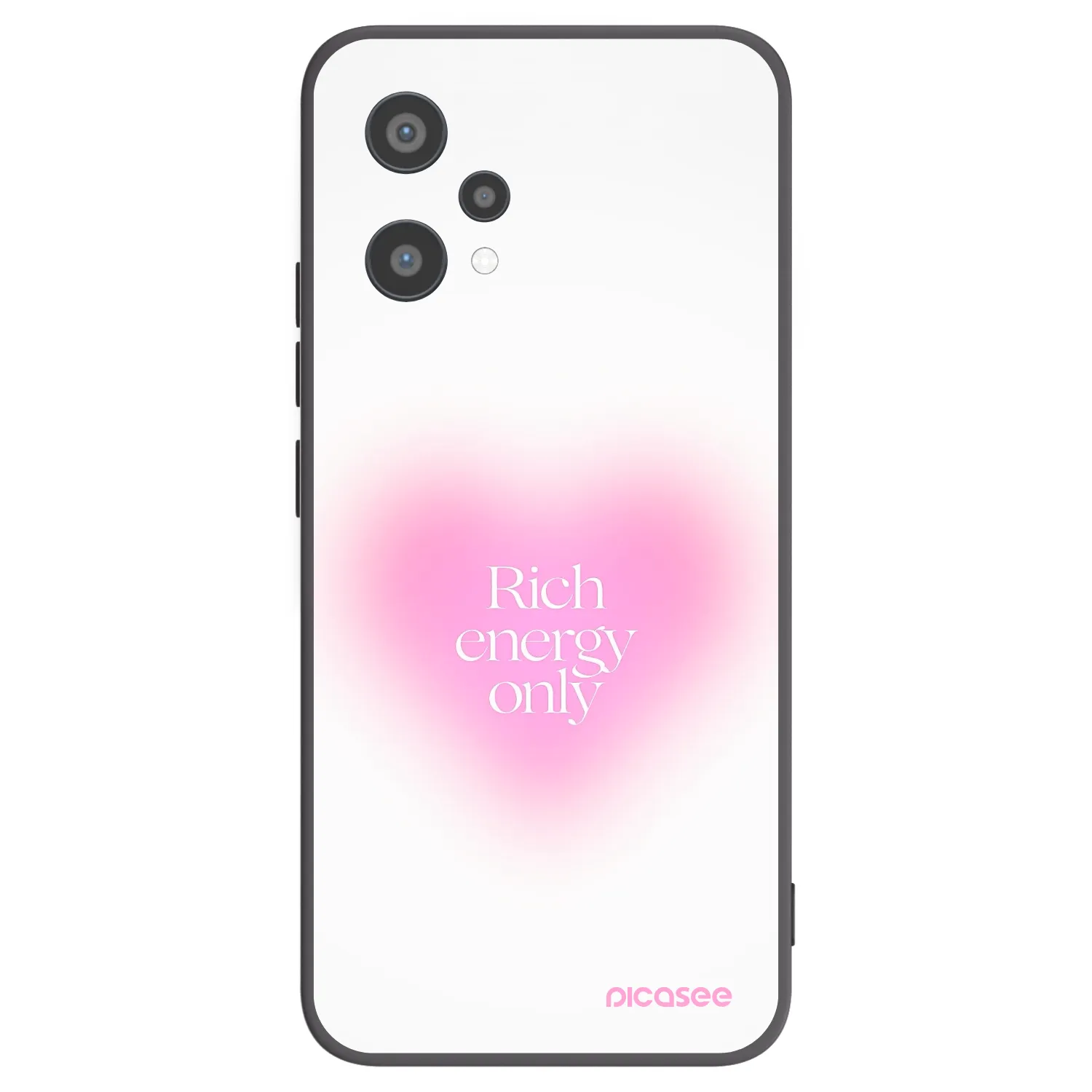 Picasee fekete szilikon tok az alábbi mobiltelefonokra Realme 9 Pro 5G - Rich Energy