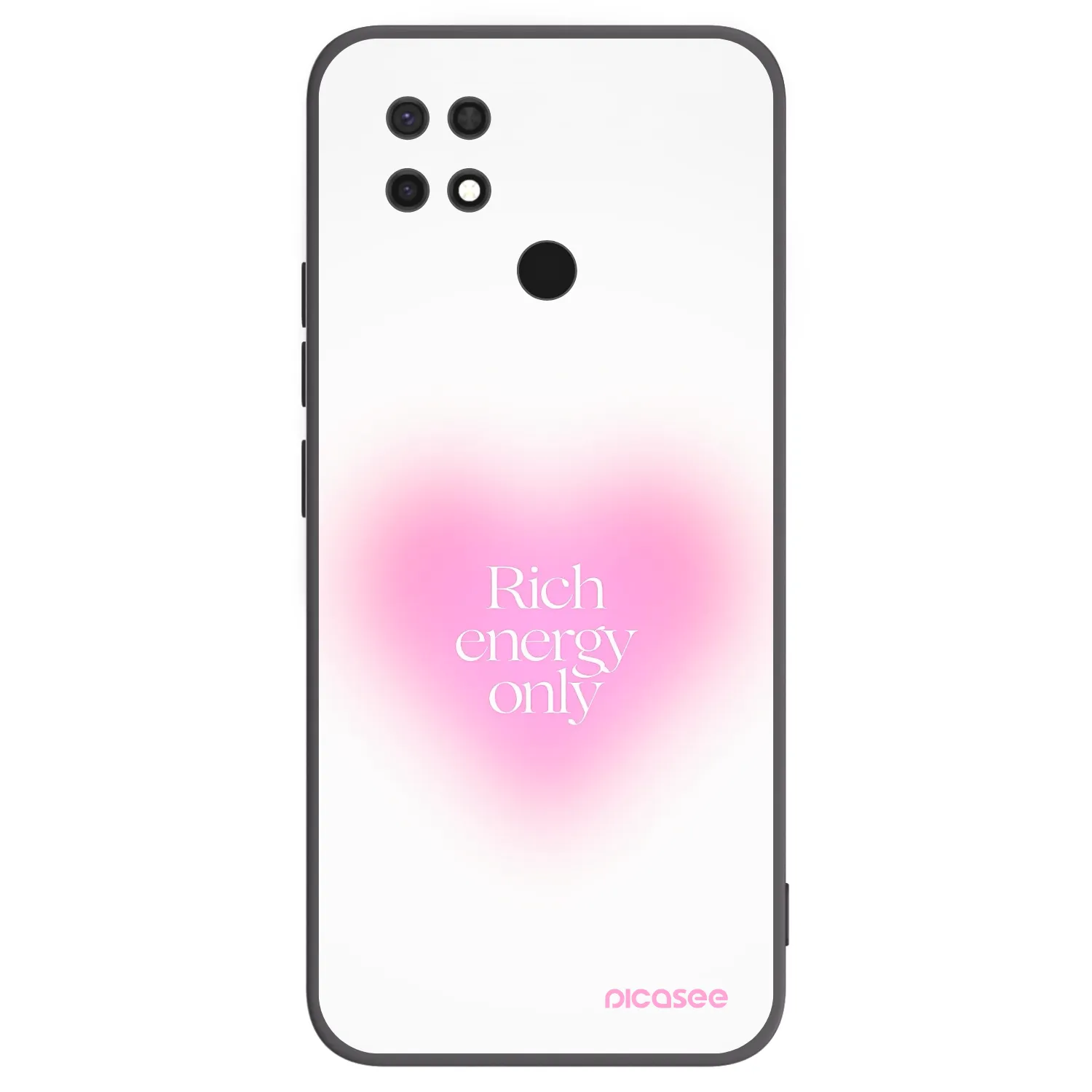 Picasee fekete szilikon tok az alábbi mobiltelefonokra Xiaomi Redmi 10C - Rich Energy