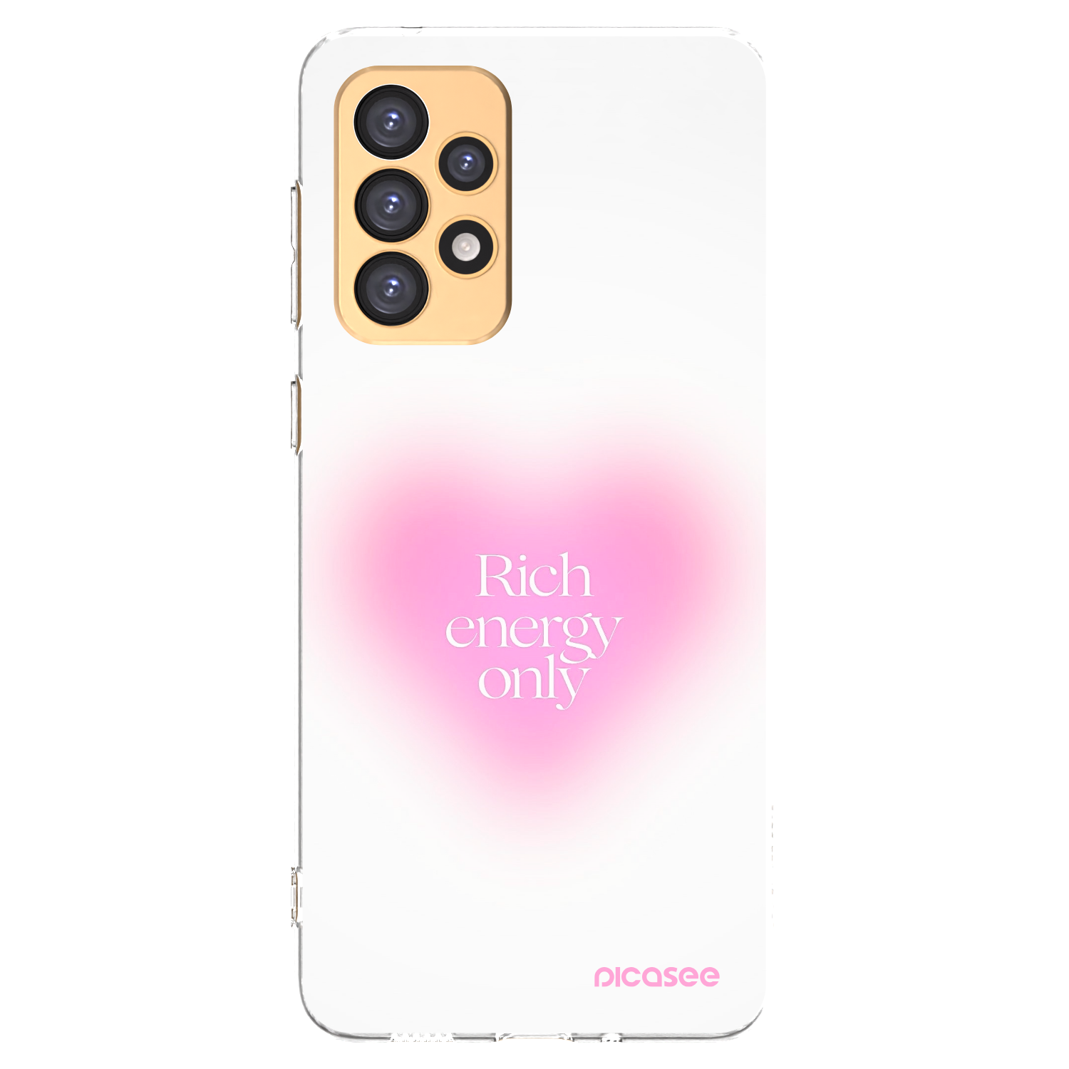Picasee átlátszó szilikon tok az alábbi mobiltelefonokra Samsung Galaxy A33 5G A336 - Rich Energy