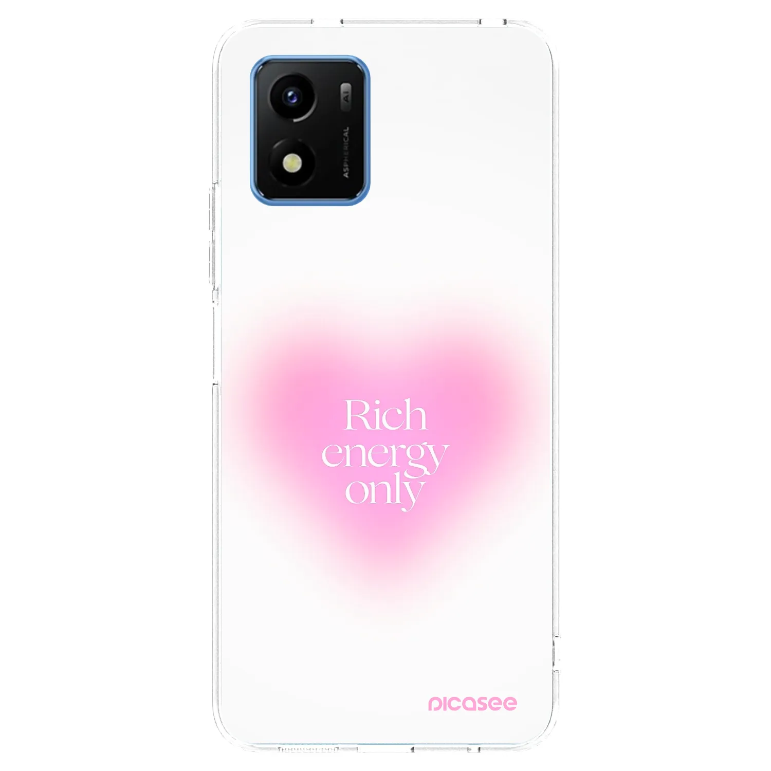 Picasee átlátszó szilikon tok az alábbi mobiltelefonokra Vivo Y01 - Rich Energy