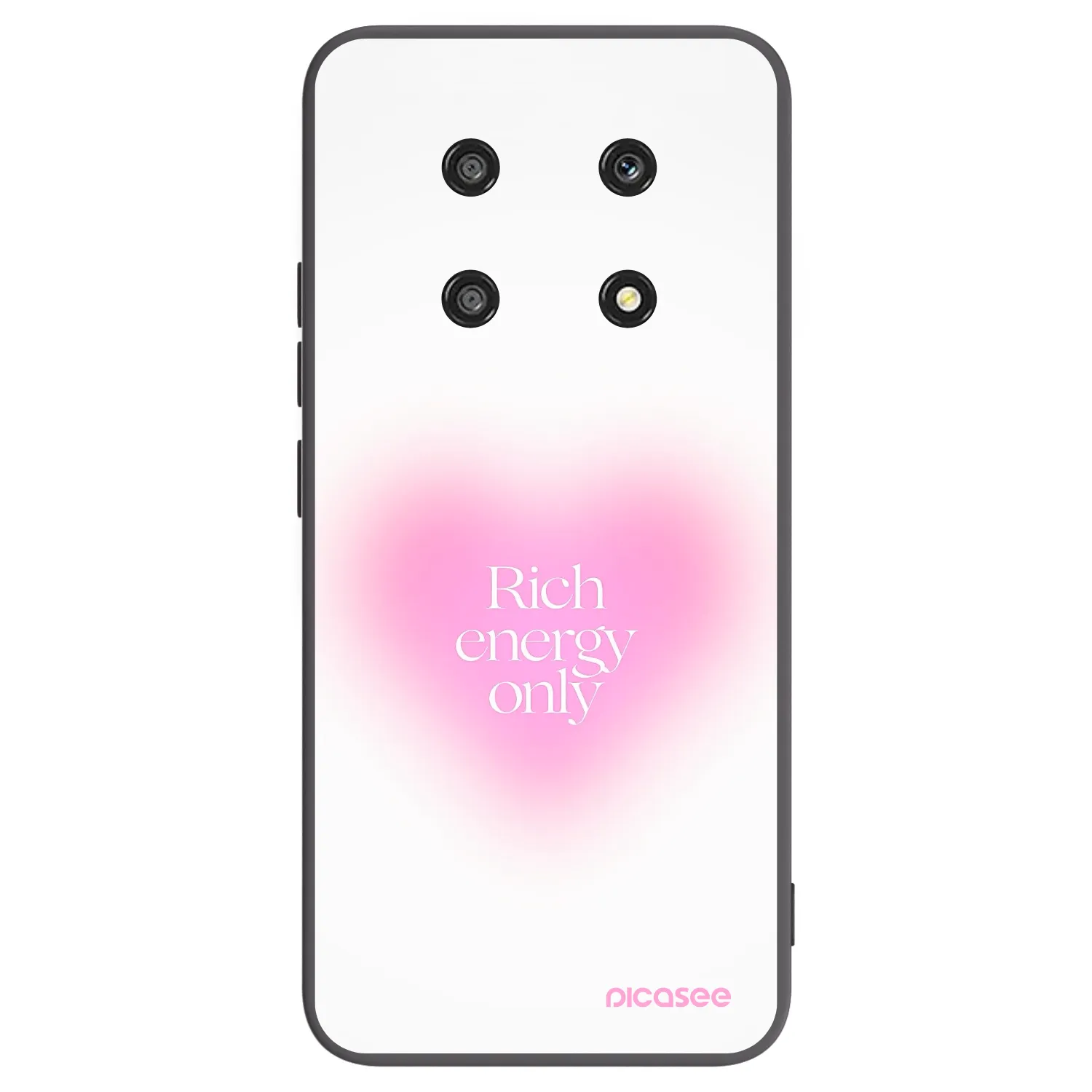 Picasee fekete szilikon tok az alábbi mobiltelefonokra Honor Magic4 Lite 5G - Rich Energy