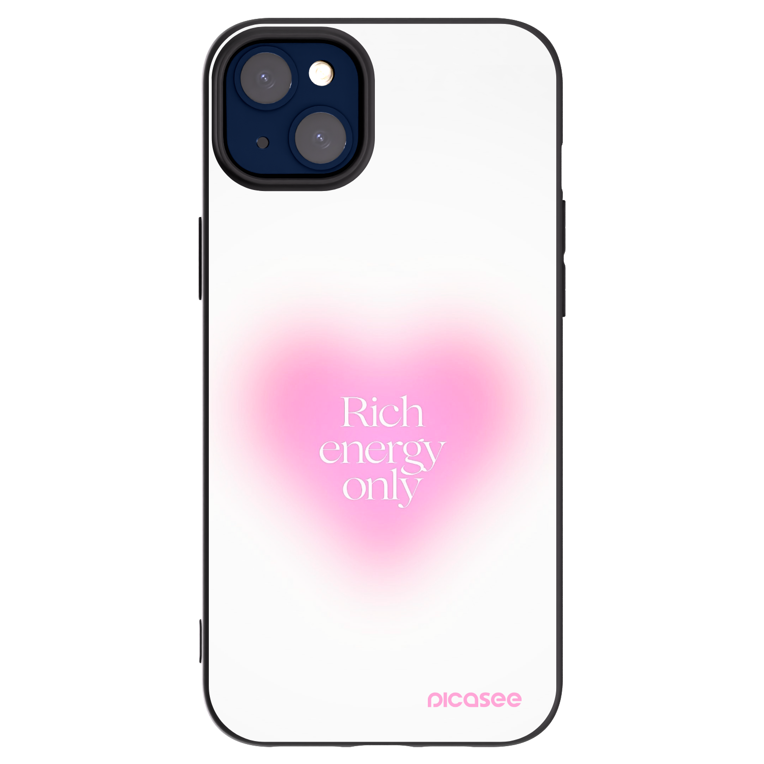 Picasee fekete szilikon tok az alábbi mobiltelefonokra Apple iPhone 14 Plus - Rich Energy