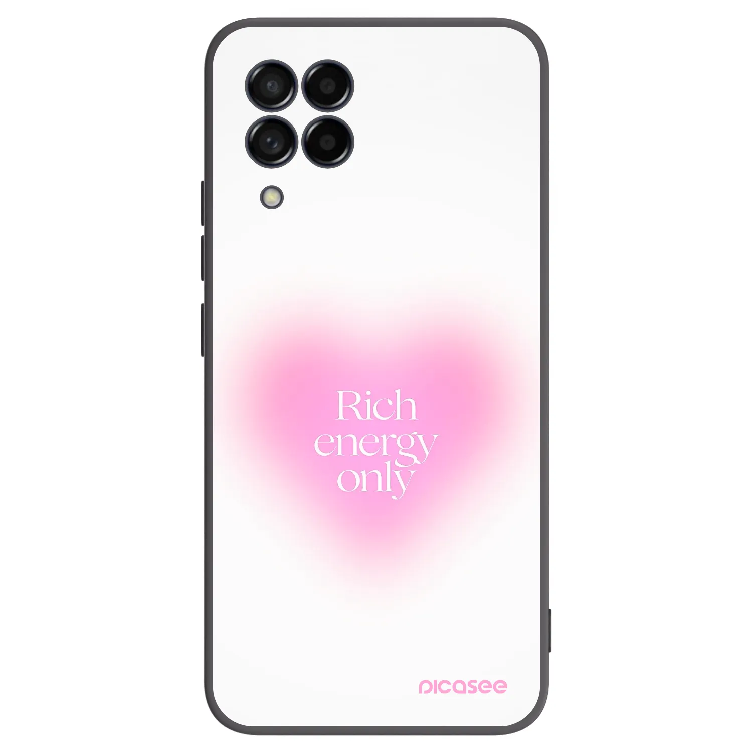 Picasee fekete szilikon tok az alábbi mobiltelefonokra Samsung Galaxy M53 5G - Rich Energy