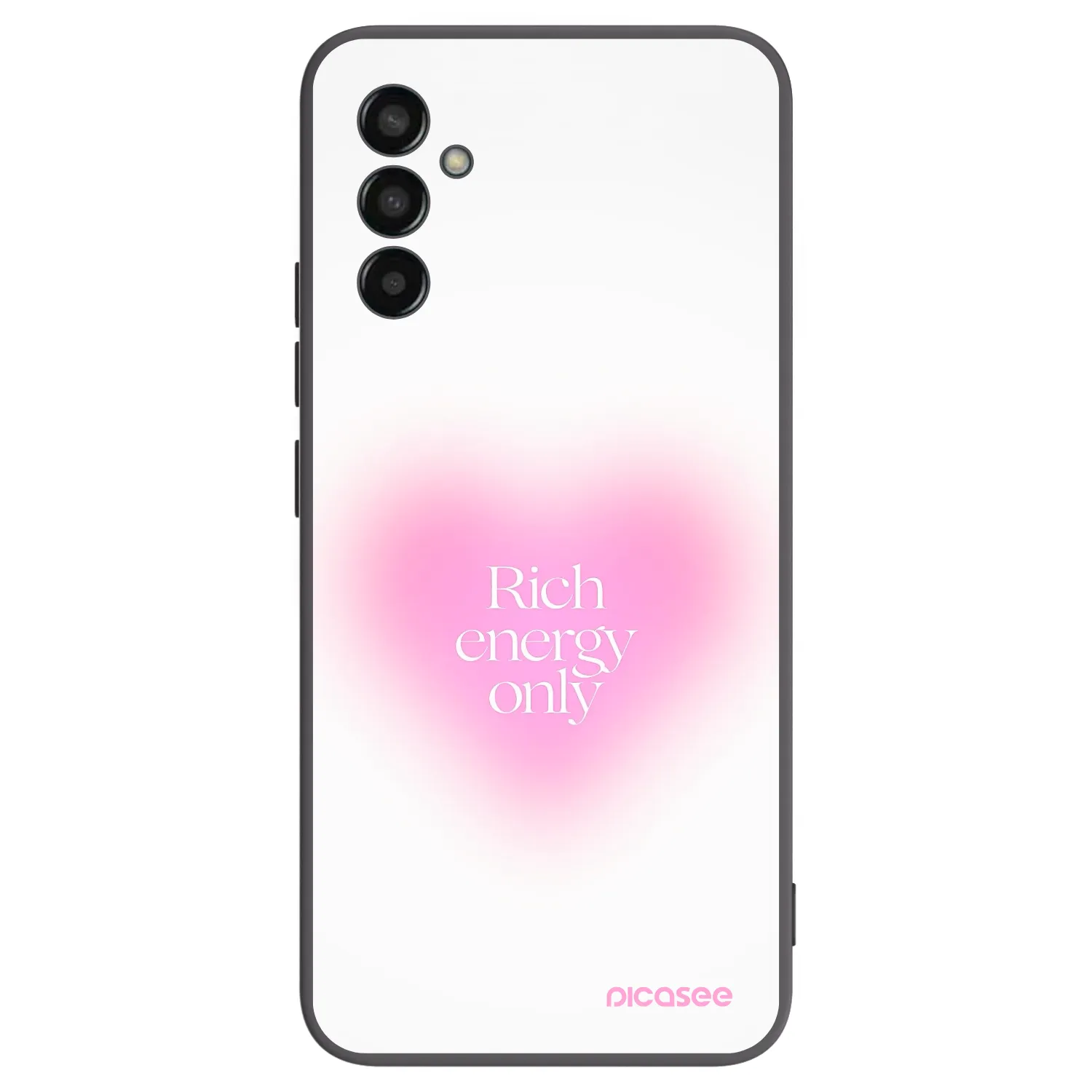 Picasee fekete szilikon tok az alábbi mobiltelefonokra Samsung Galaxy M13 M135F - Rich Energy