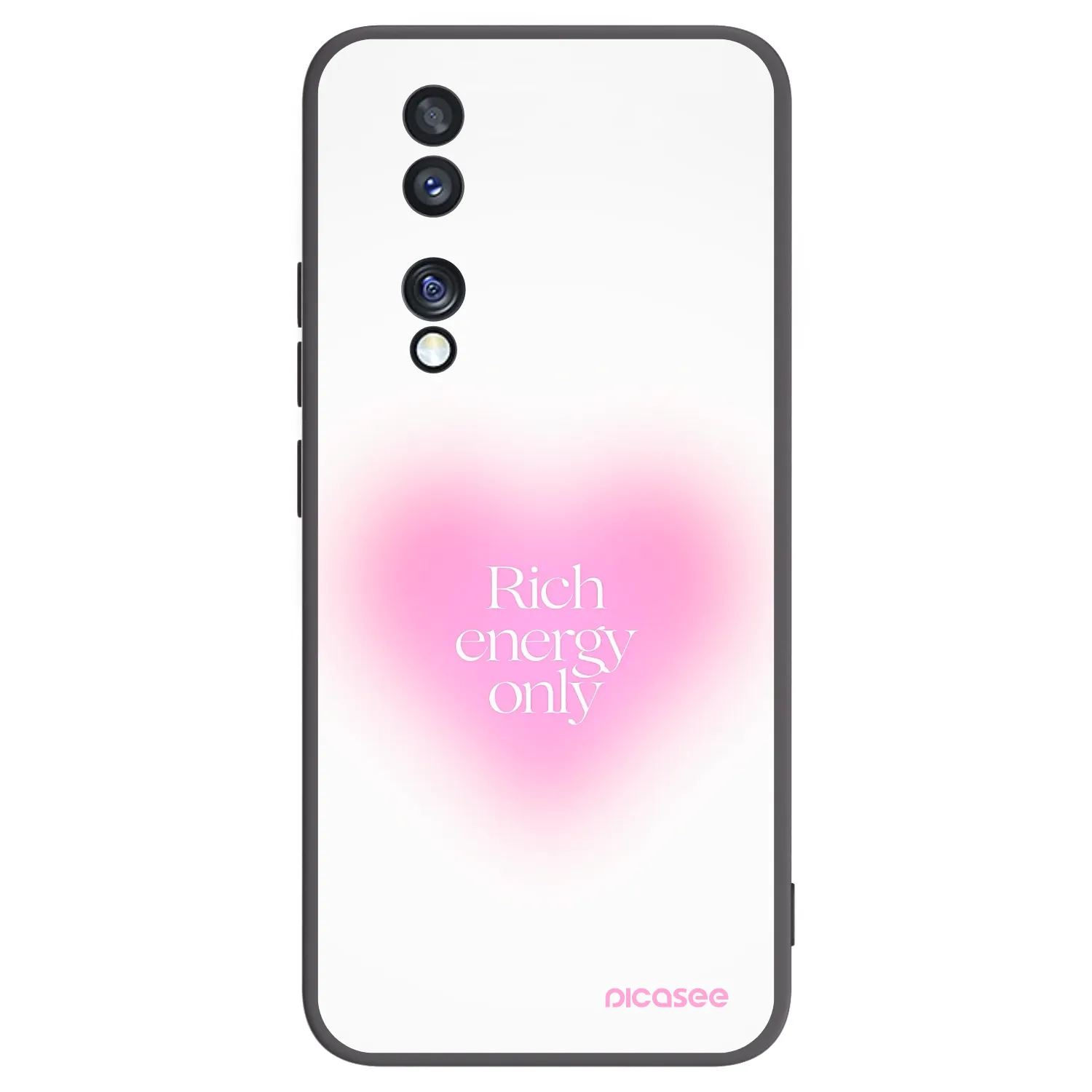 Picasee fekete szilikon tok az alábbi mobiltelefonokra Honor 70 - Rich Energy