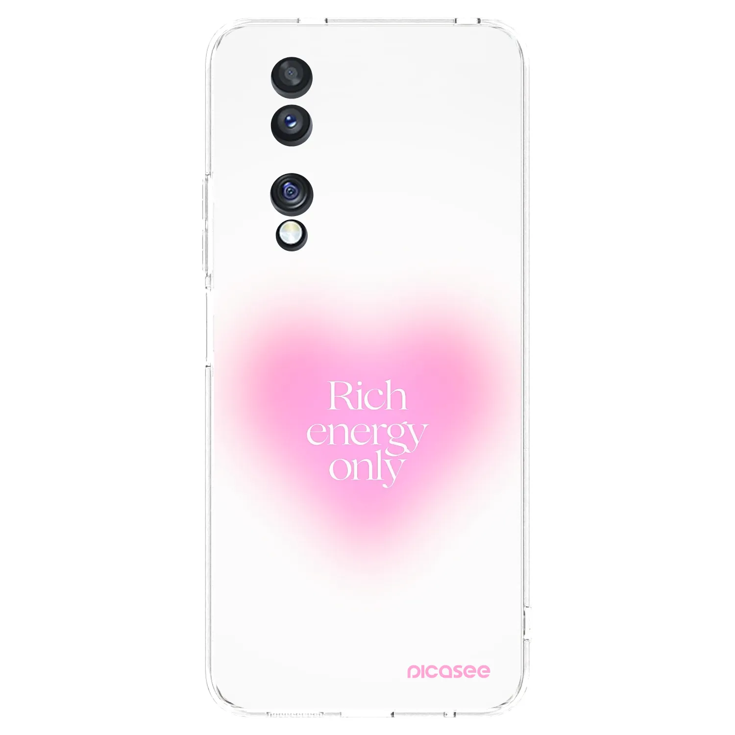 Picasee átlátszó szilikon tok az alábbi mobiltelefonokra Honor 70 - Rich Energy