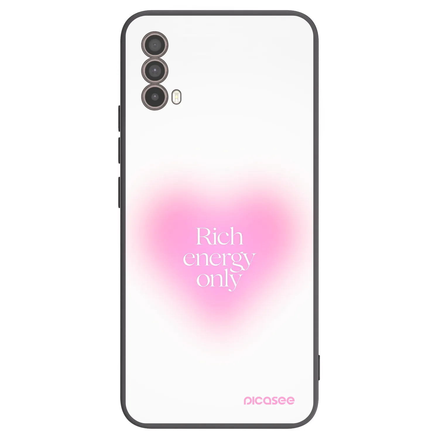 Picasee fekete szilikon tok az alábbi mobiltelefonokra Motorola Moto E40 - Rich Energy