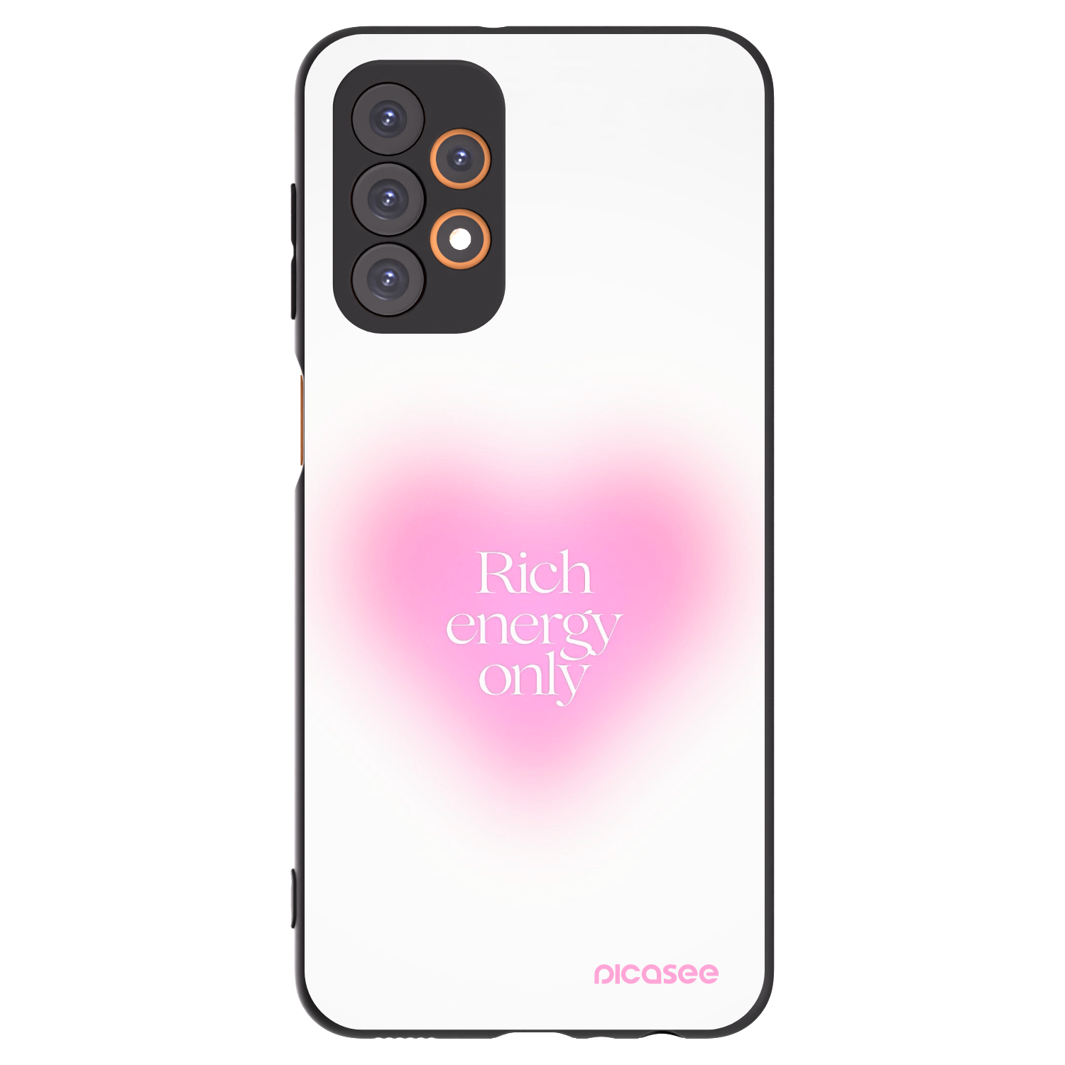 Picasee fekete szilikon tok az alábbi mobiltelefonokra Samsung Galaxy A23 A236B 5G - Rich Energy