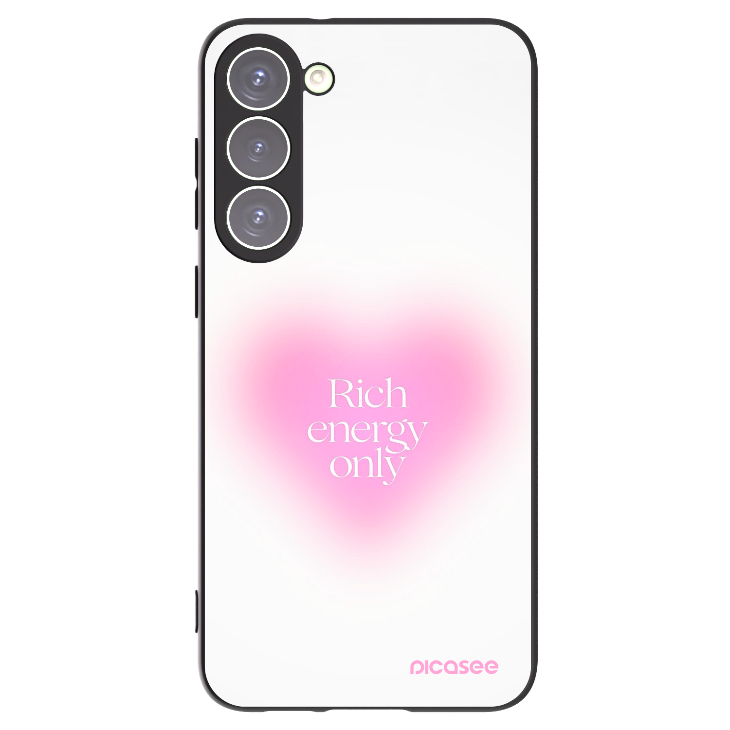 Picasee fekete szilikon tok az alábbi mobiltelefonokra Samsung Galaxy S23+ 5G - Rich Energy