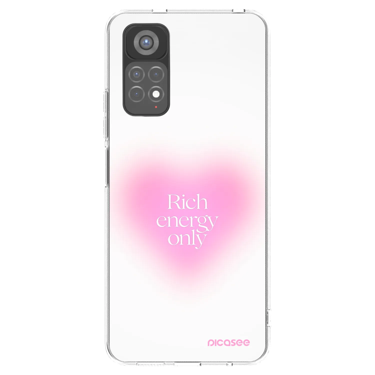 Picasee átlátszó szilikon tok az alábbi mobiltelefonokra Xiaomi Redmi Note 11S 5G - Rich Energy