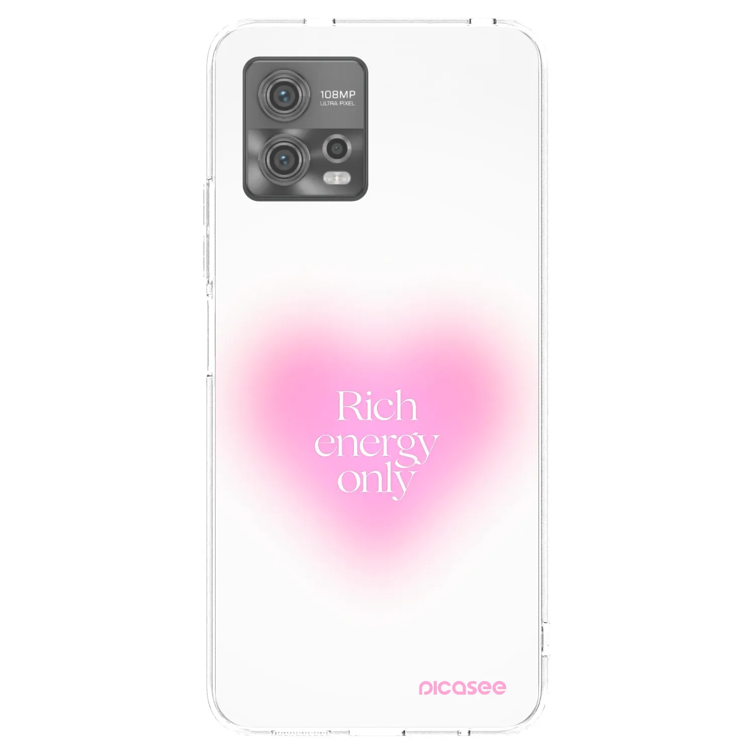 Picasee átlátszó szilikon tok az alábbi mobiltelefonokra Motorola Moto G72 - Rich Energy