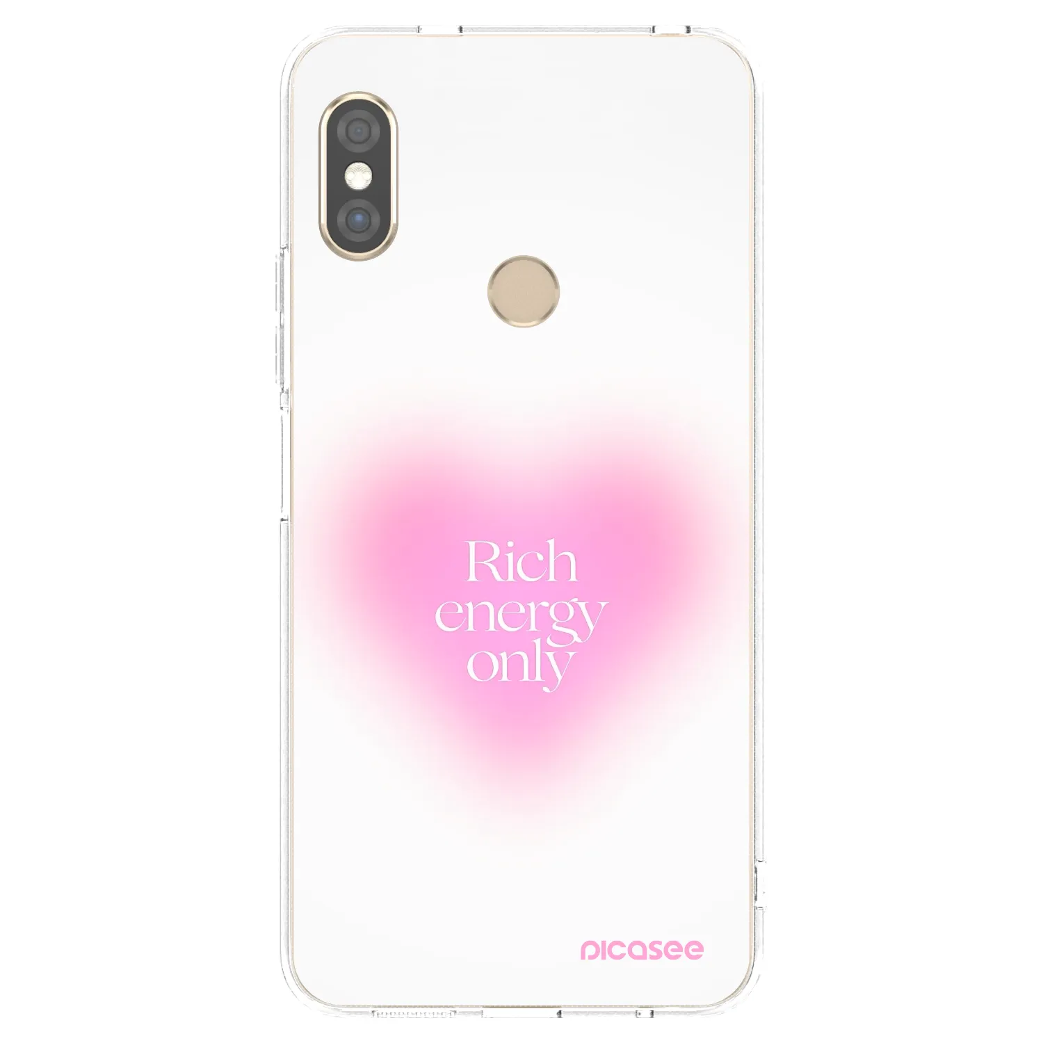 Picasee átlátszó szilikon tok az alábbi mobiltelefonokra Xiaomi Redmi Note 5 Global - Rich Energy