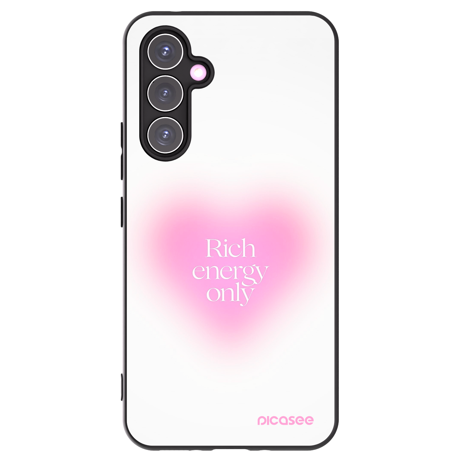 Picasee fekete szilikon tok az alábbi mobiltelefonokra Samsung Galaxy A54 5G A546B - Rich Energy