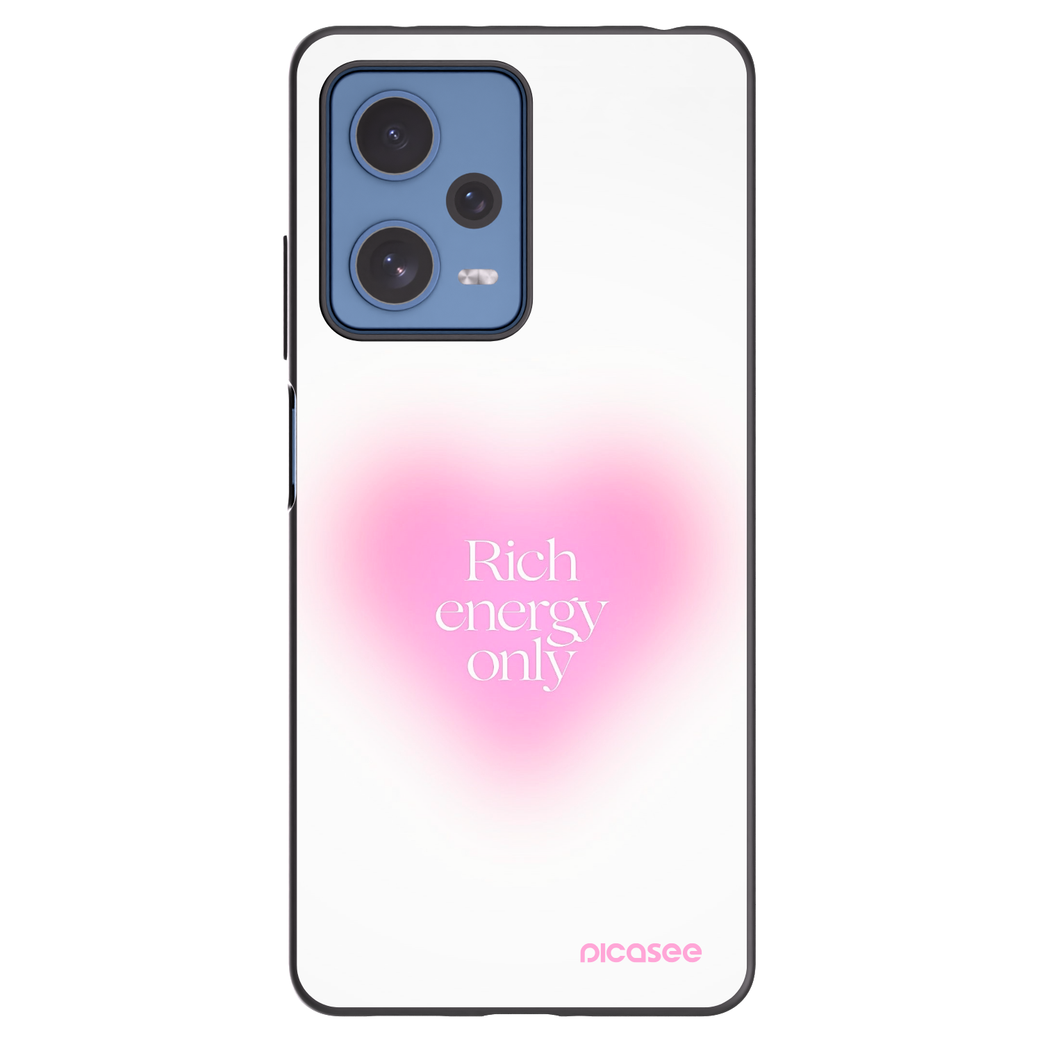 Picasee fekete szilikon tok az alábbi mobiltelefonokra Xiaomi Redmi Note 12 Pro 5G - Rich Energy