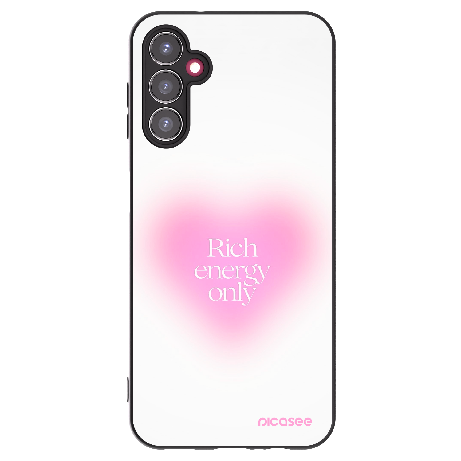 Picasee fekete szilikon tok az alábbi mobiltelefonokra Samsung Galaxy A14 5G A146P - Rich Energy