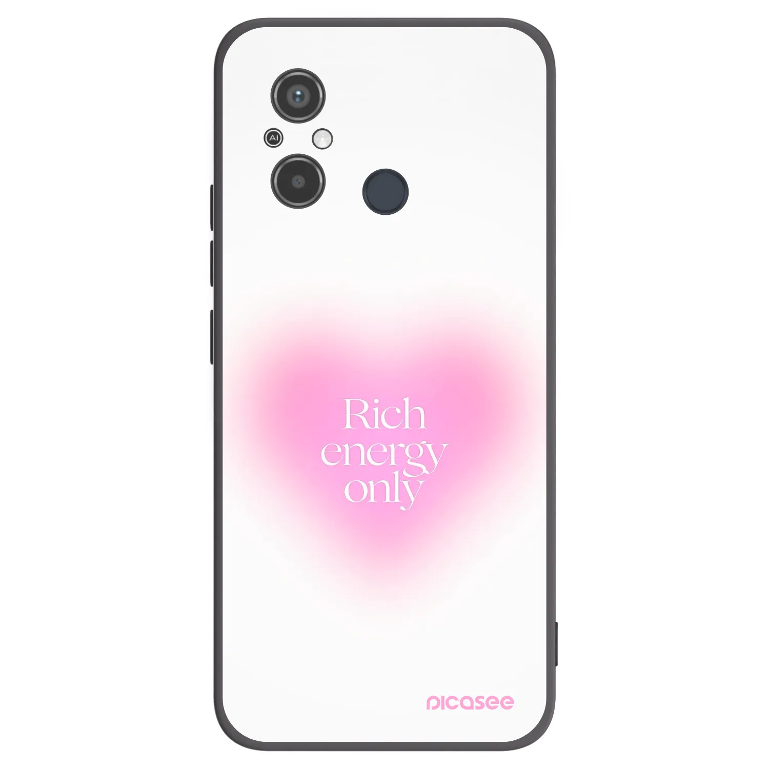 Picasee fekete szilikon tok az alábbi mobiltelefonokra Xiaomi Redmi 12C - Rich Energy