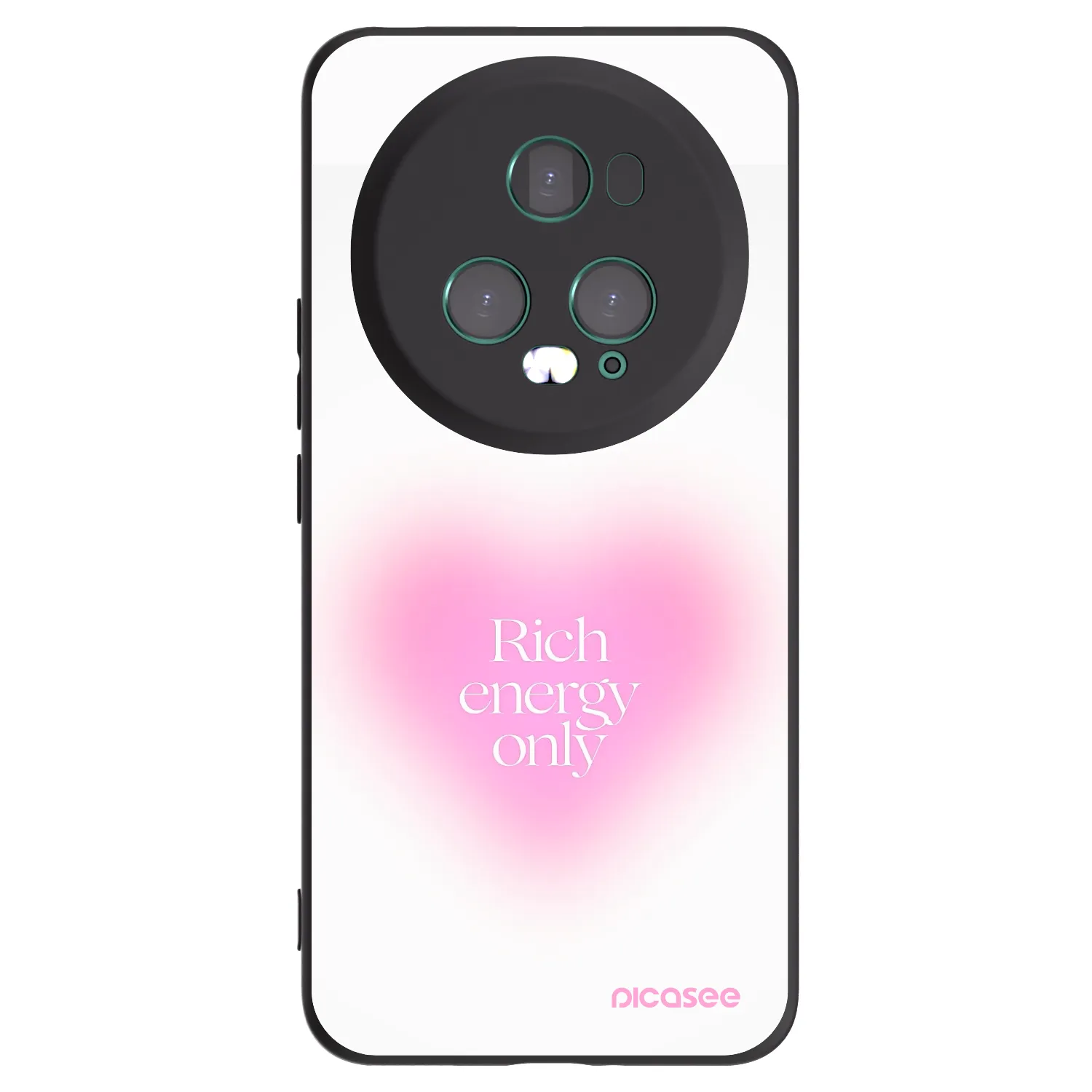 Picasee fekete szilikon tok az alábbi mobiltelefonokra Honor Magic5 Pro - Rich Energy
