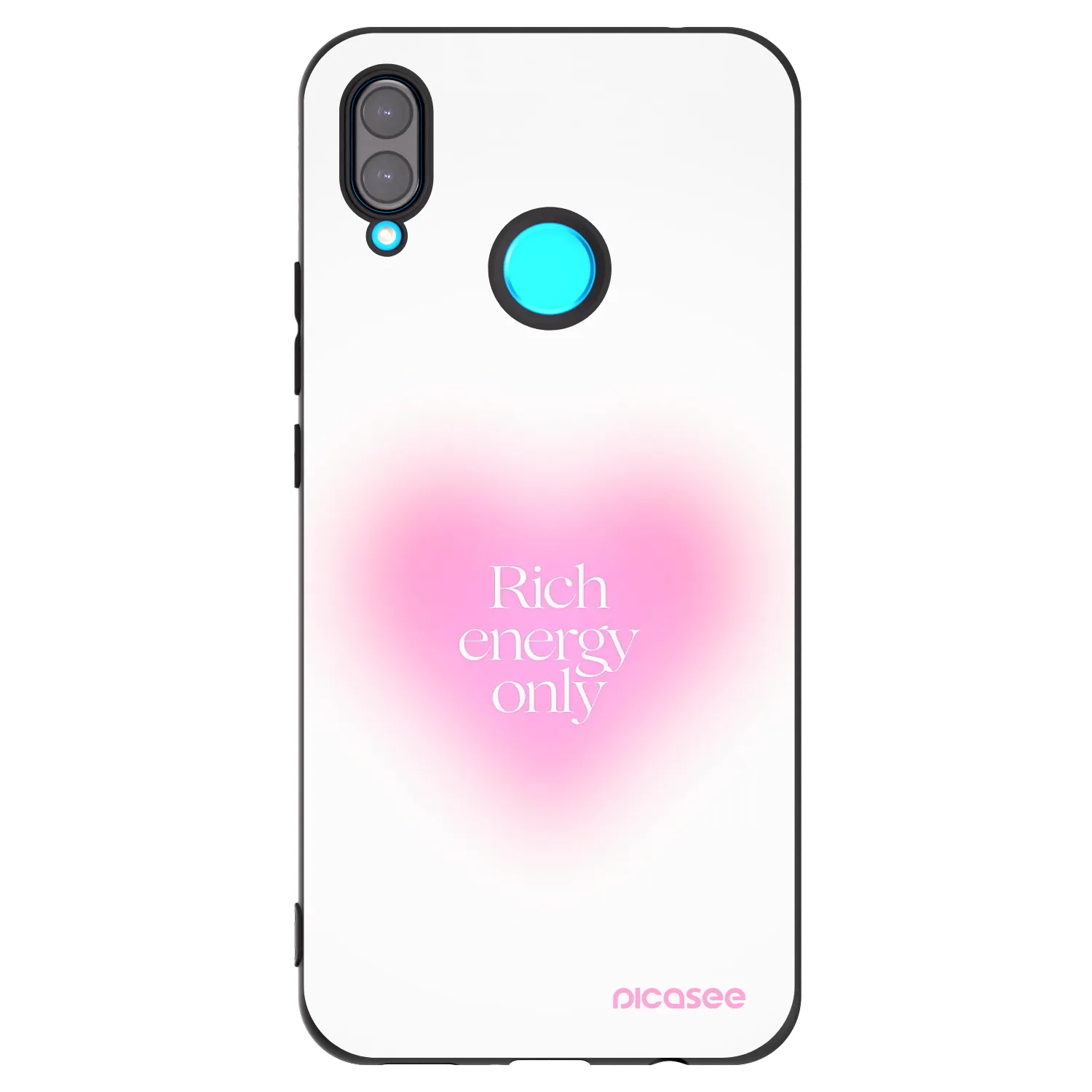 Picasee fekete szilikon tok az alábbi mobiltelefonokra Huawei Nova 3i - Rich Energy