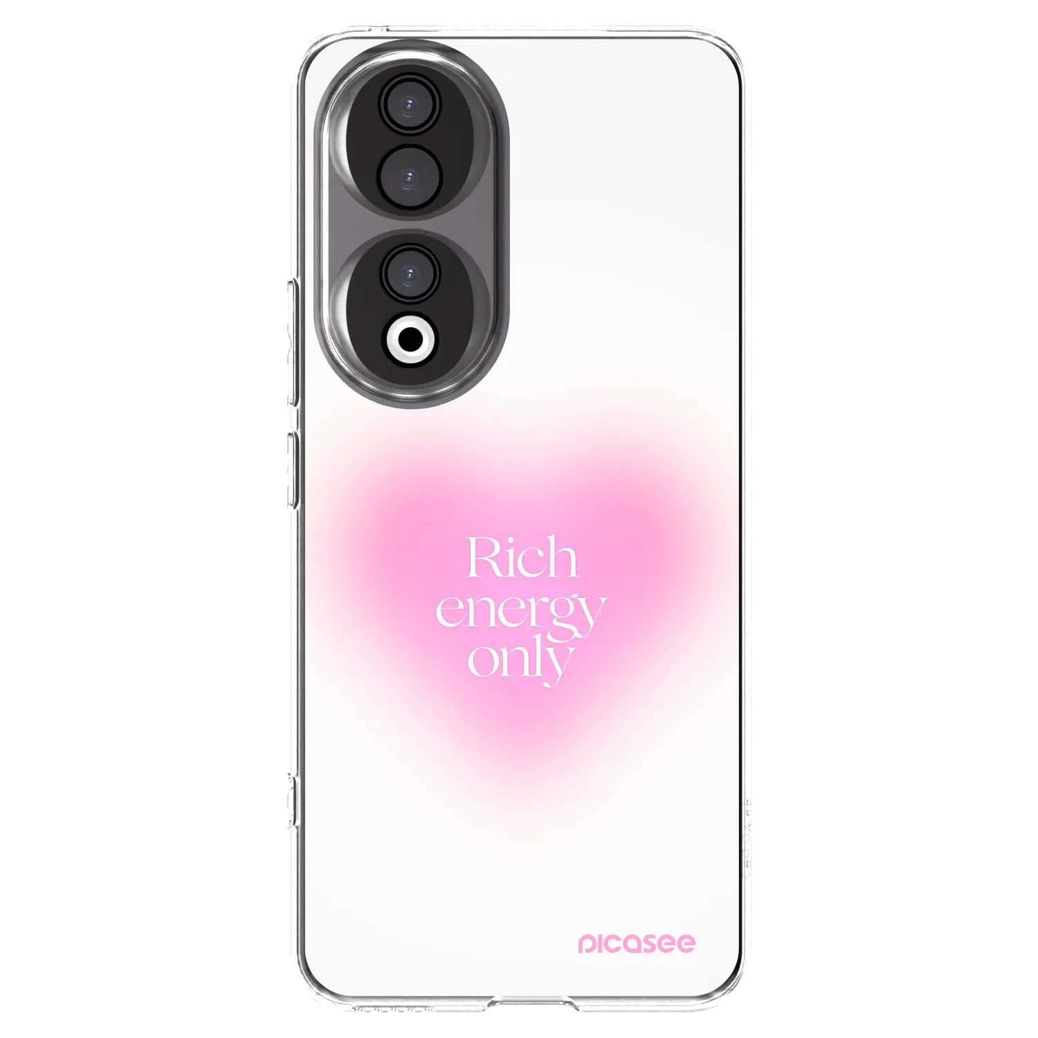 Picasee átlátszó szilikon tok az alábbi mobiltelefonokra Honor 90 5G - Rich Energy