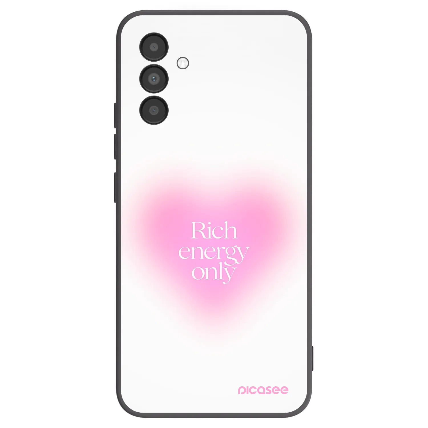 Picasee fekete szilikon tok az alábbi mobiltelefonokra Samsung Galaxy A04s A047F - Rich Energy
