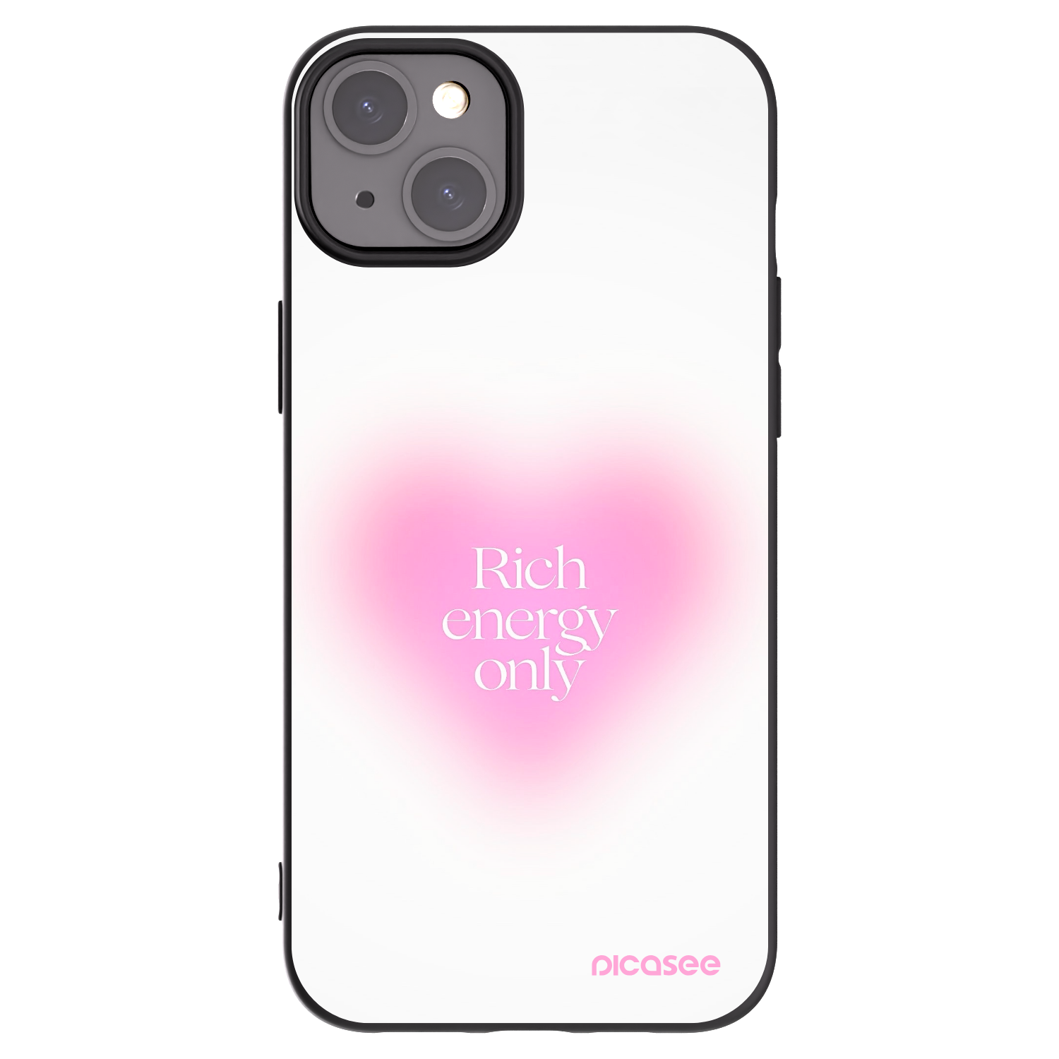 Picasee fekete szilikon tok az alábbi mobiltelefonokra Apple iPhone 15 Plus - Rich Energy