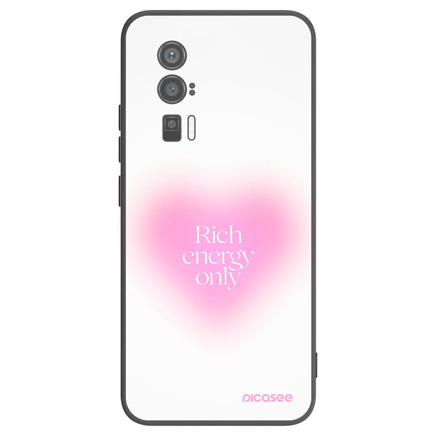 Picasee fekete szilikon tok az alábbi mobiltelefonokra Xiaomi Poco F5 Pro 5G - Rich Energy