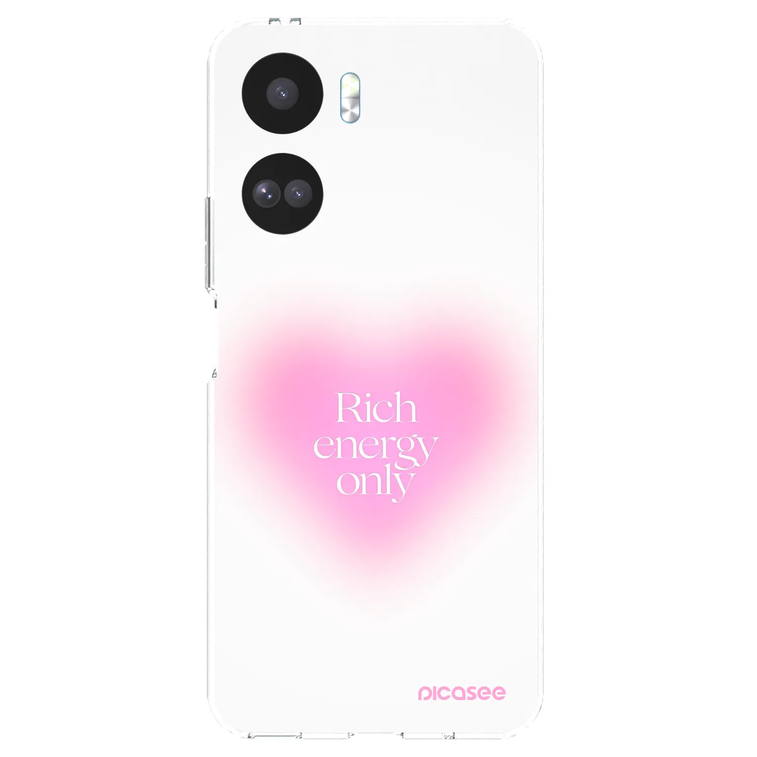 Picasee átlátszó szilikon tok az alábbi mobiltelefonokra Honor 90 Lite 5G - Rich Energy