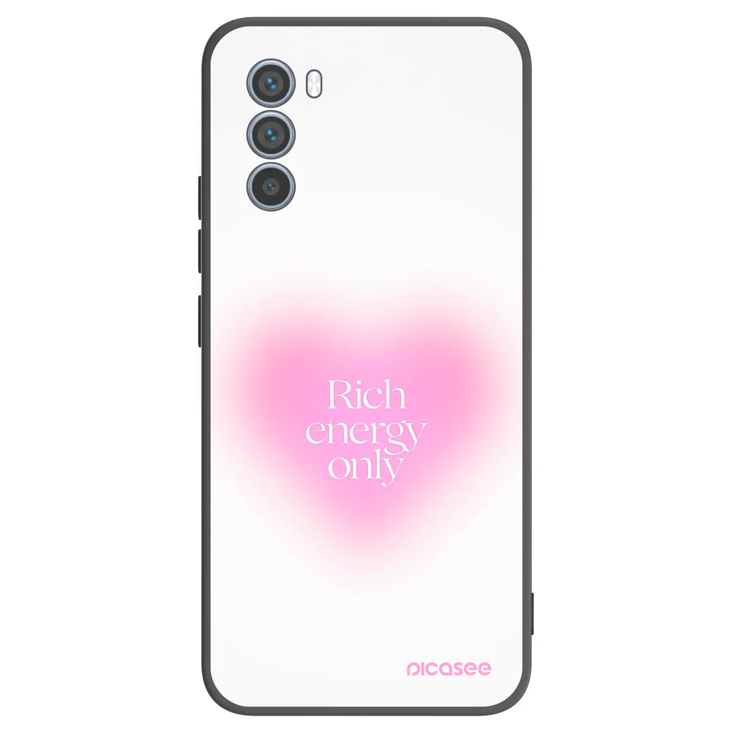 Picasee fekete szilikon tok az alábbi mobiltelefonokra Motorola Moto G62 - Rich Energy