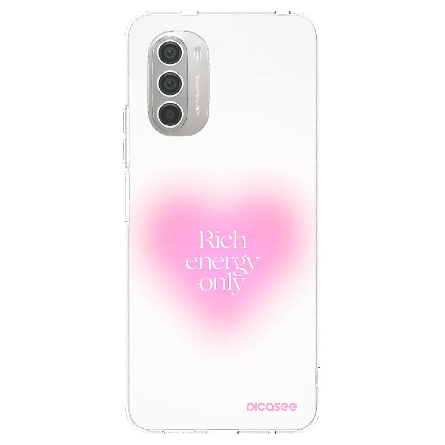 Picasee átlátszó szilikon tok az alábbi mobiltelefonokra Motorola Moto G51 - Rich Energy