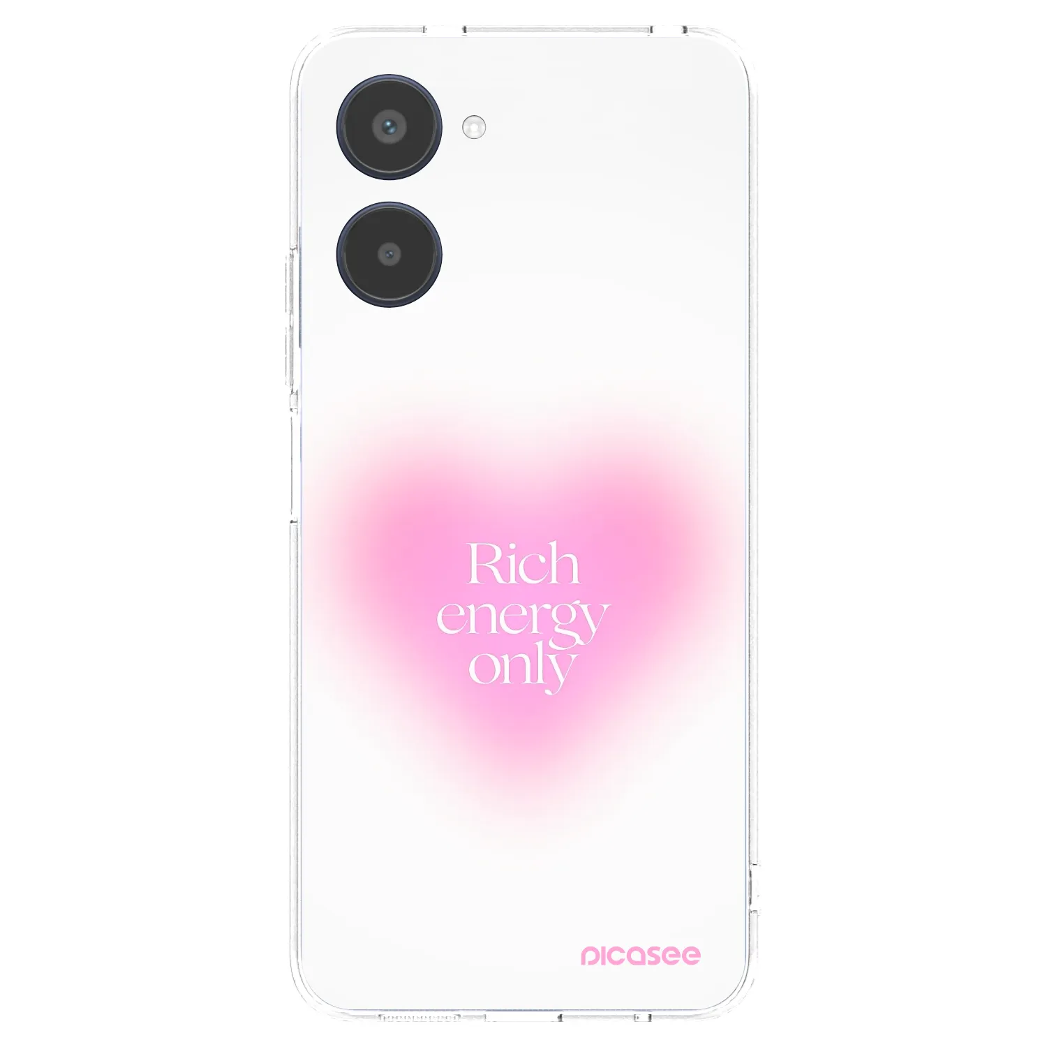 Picasee átlátszó szilikon tok az alábbi mobiltelefonokra Realme 10 4G - Rich Energy