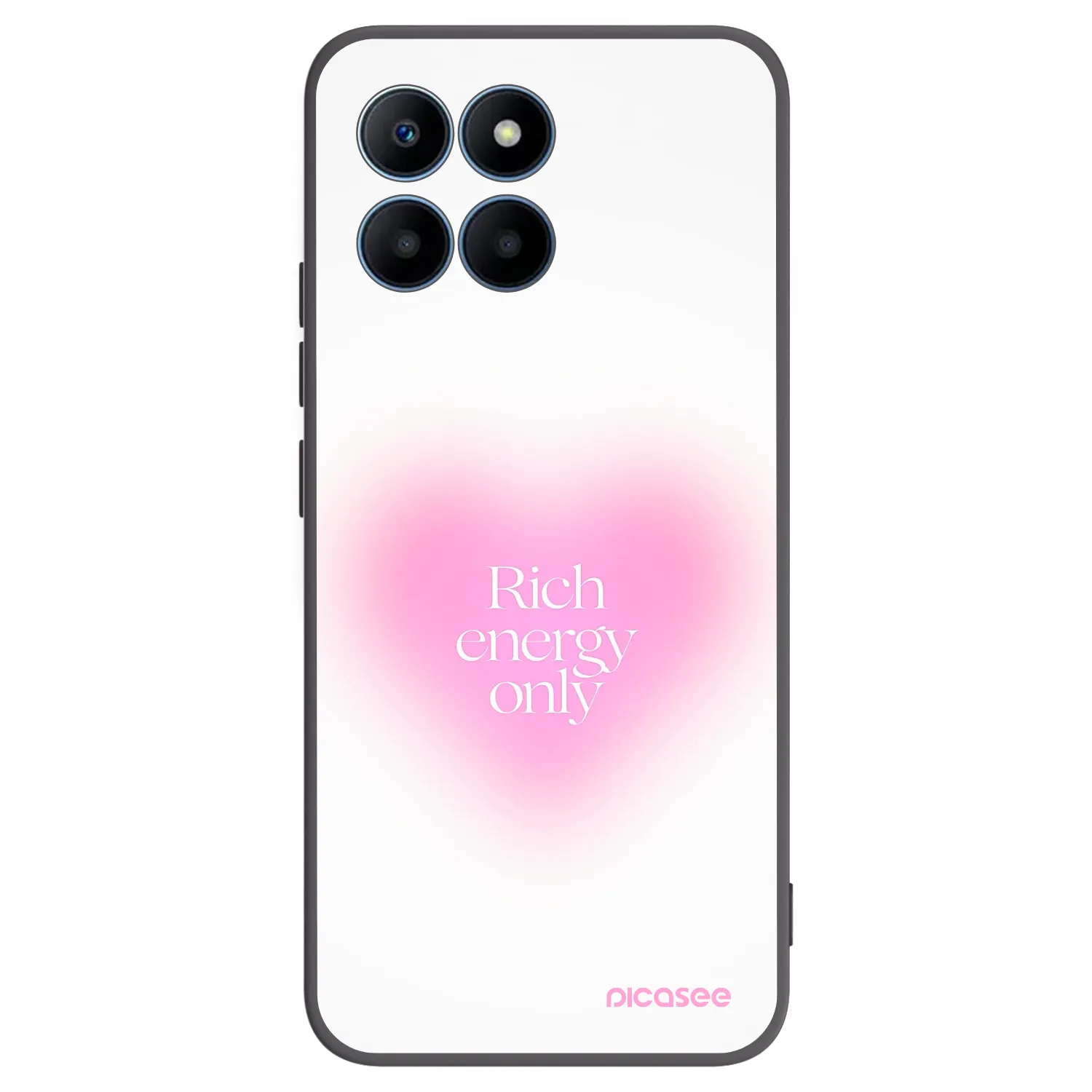 Picasee fekete szilikon tok az alábbi mobiltelefonokra Honor 70 Lite - Rich Energy
