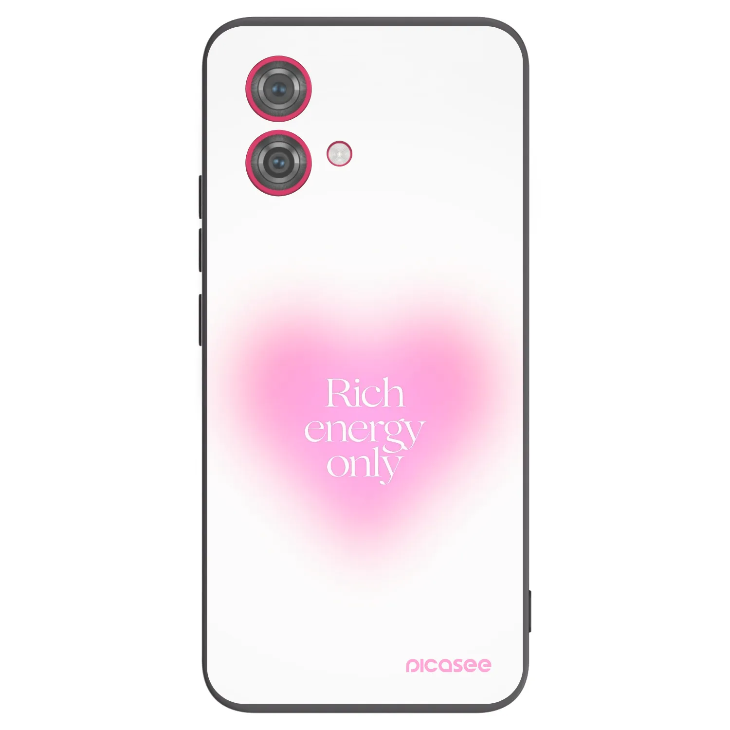 Picasee fekete szilikon tok az alábbi mobiltelefonokra Motorola Moto G84 5G - Rich Energy